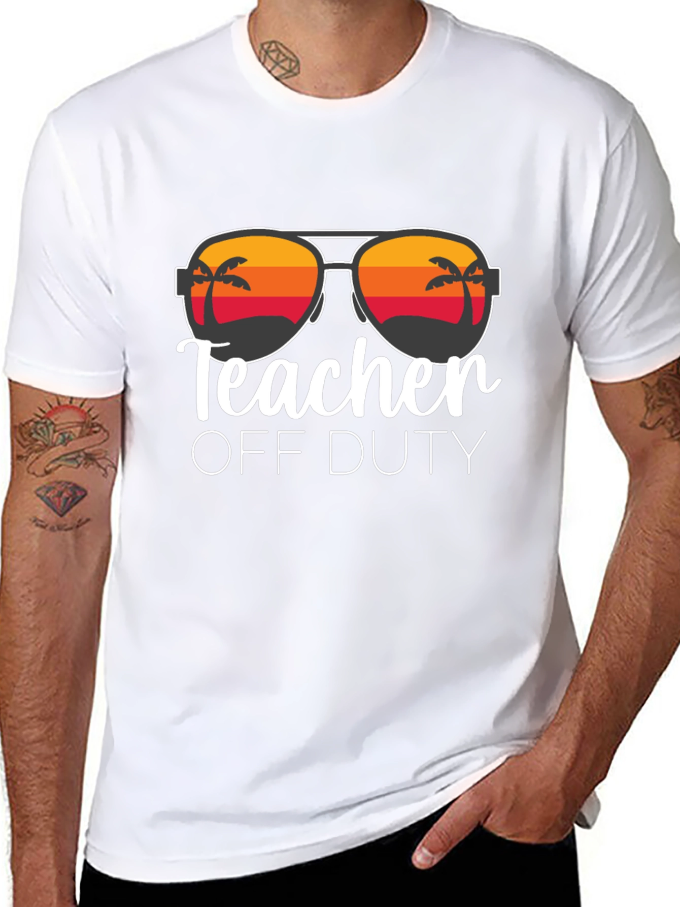 Teacher Off Duty Graphic T-Shirt