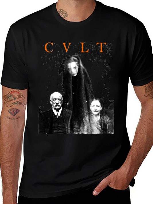 Cult Graphic Print Black T-Shirt