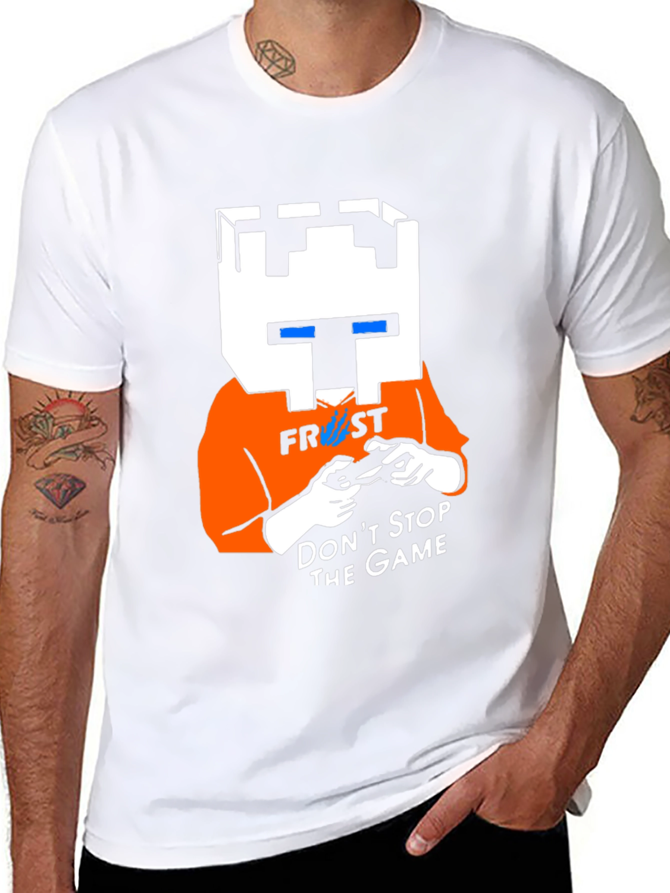 Frost Gaming T-Shirt - Dont Stop the Game!