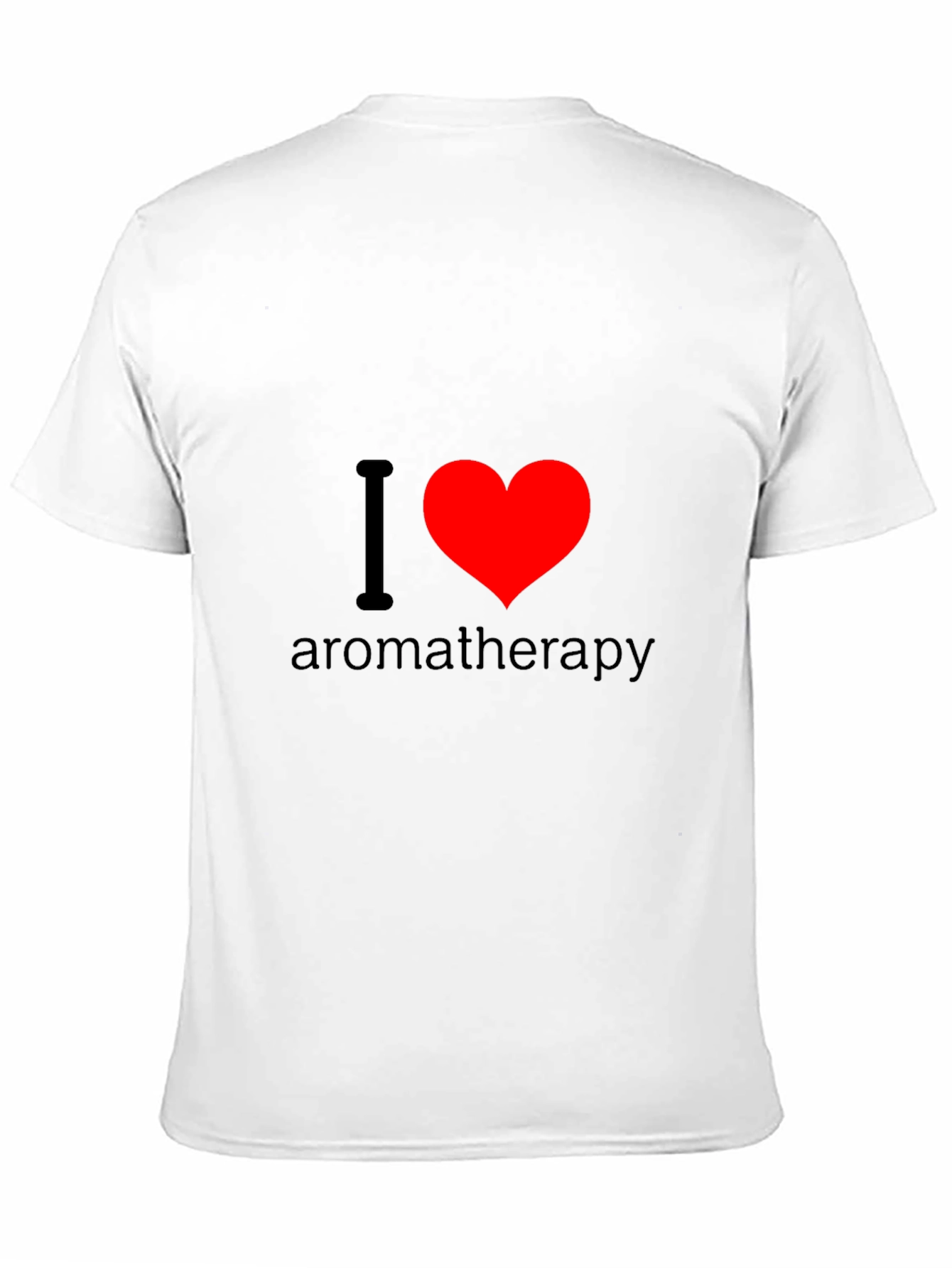 I Love Aromatherapy T-Shirt - Black Cotton Tee