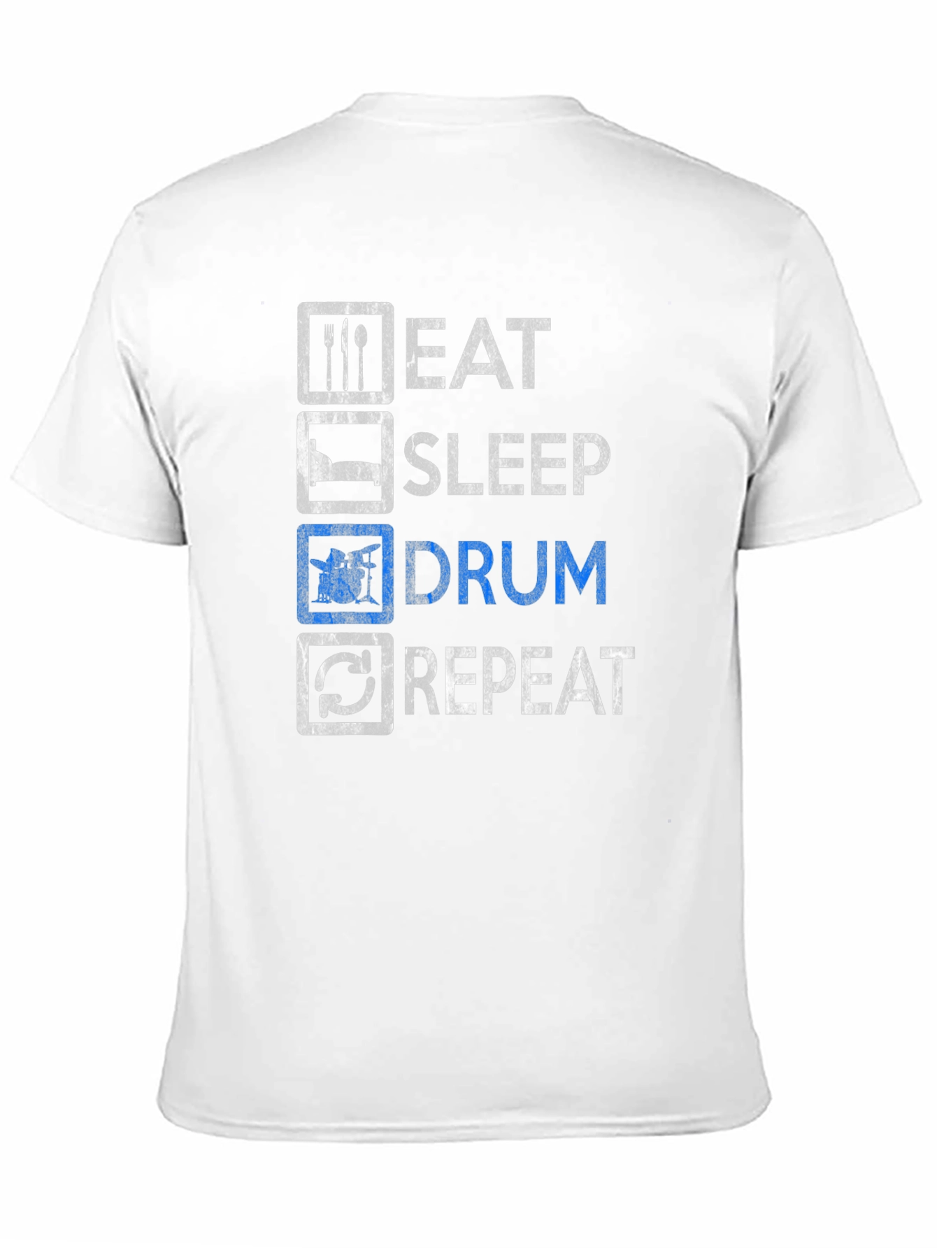 Eat Sleep Drum Repeat T-Shirt - Drummer Gift