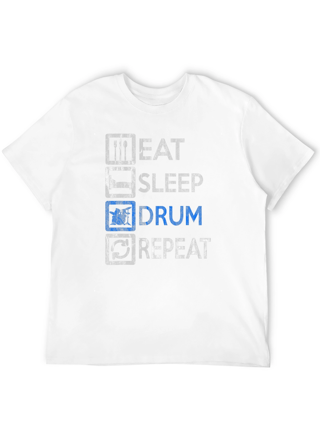Eat Sleep Drum Repeat T-Shirt - Drummer Gift