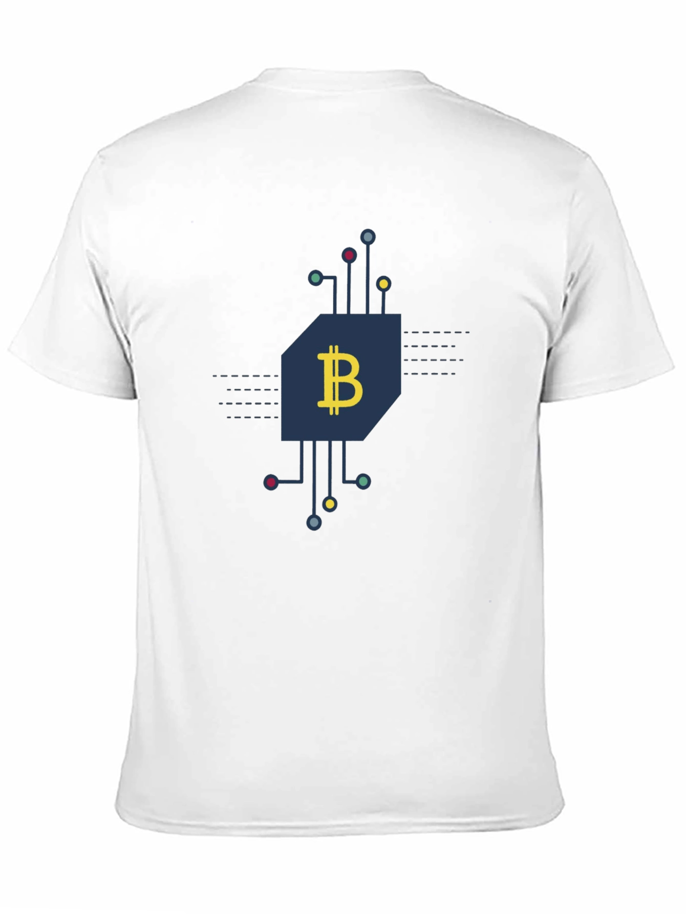 Bitcoin Circuit Black T-Shirt - Crypto Currency Tee