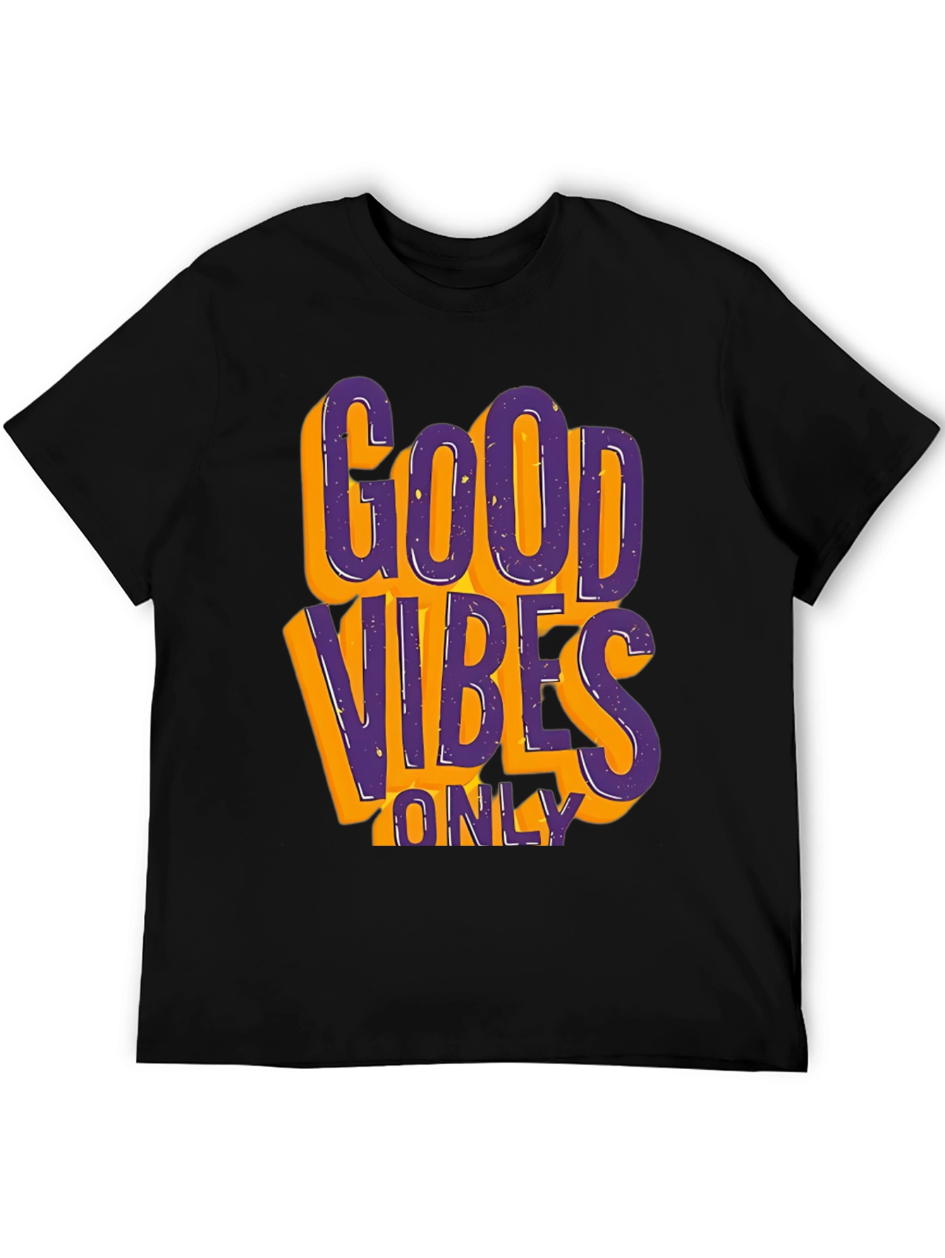 Good Vibes Only Graphic Tee - Black