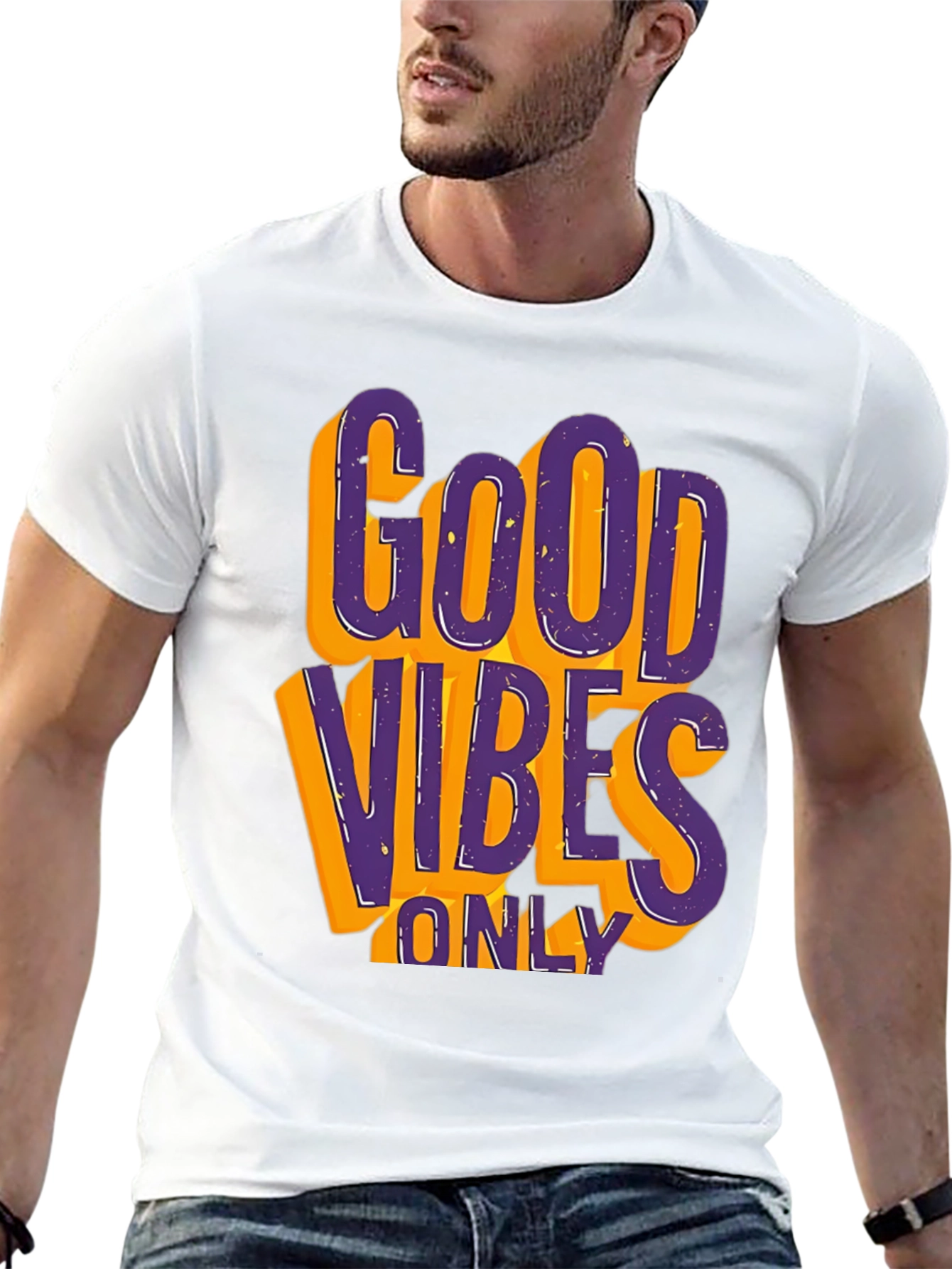 Good Vibes Only Graphic Tee - Black
