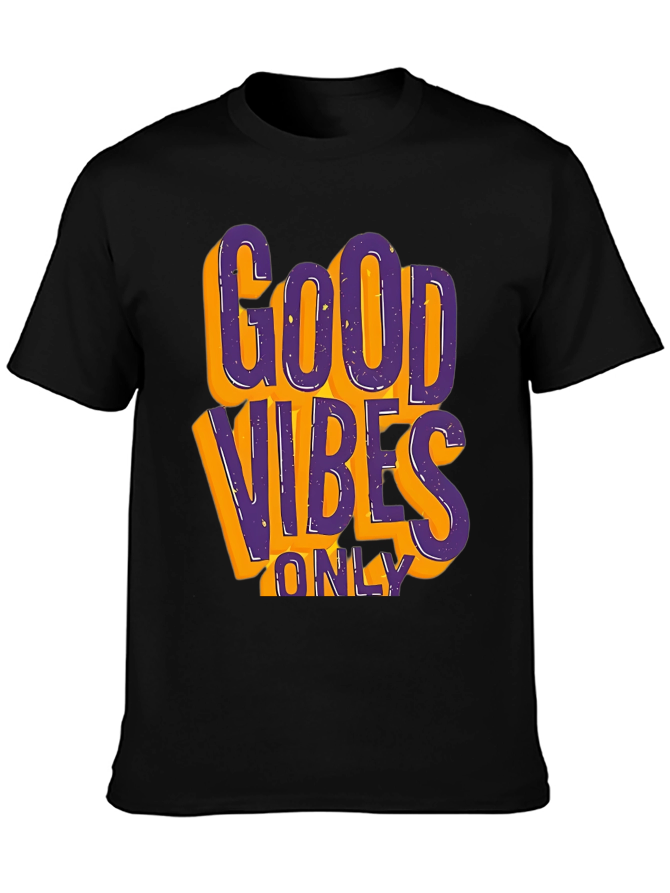 Good Vibes Only Graphic Tee - Black