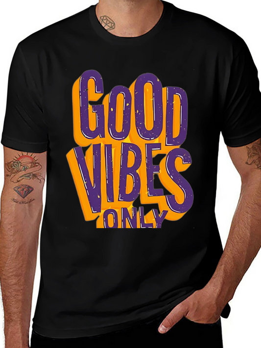 Good Vibes Only Graphic Tee - Black