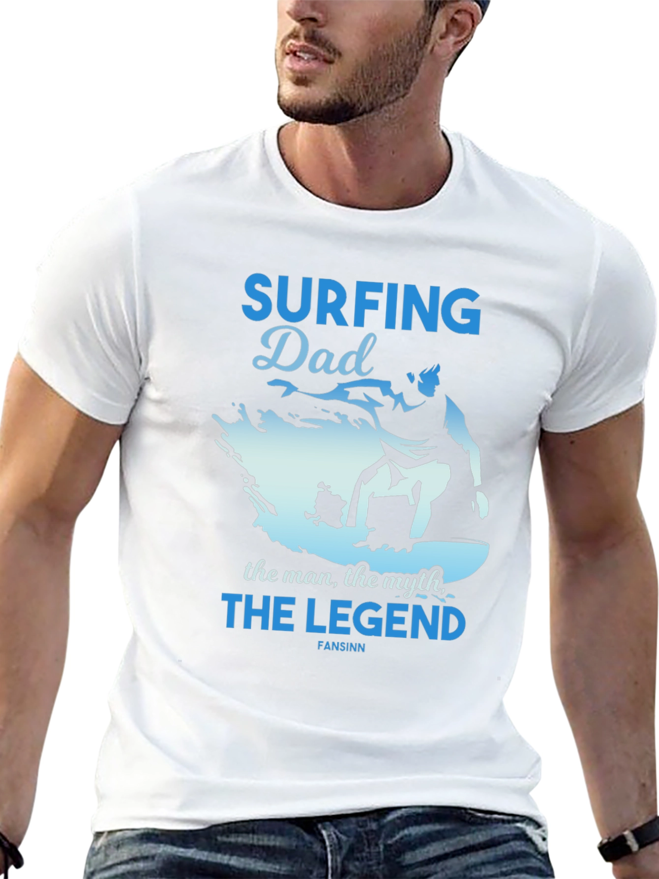 Surfing Dad T-Shirt - The Legend