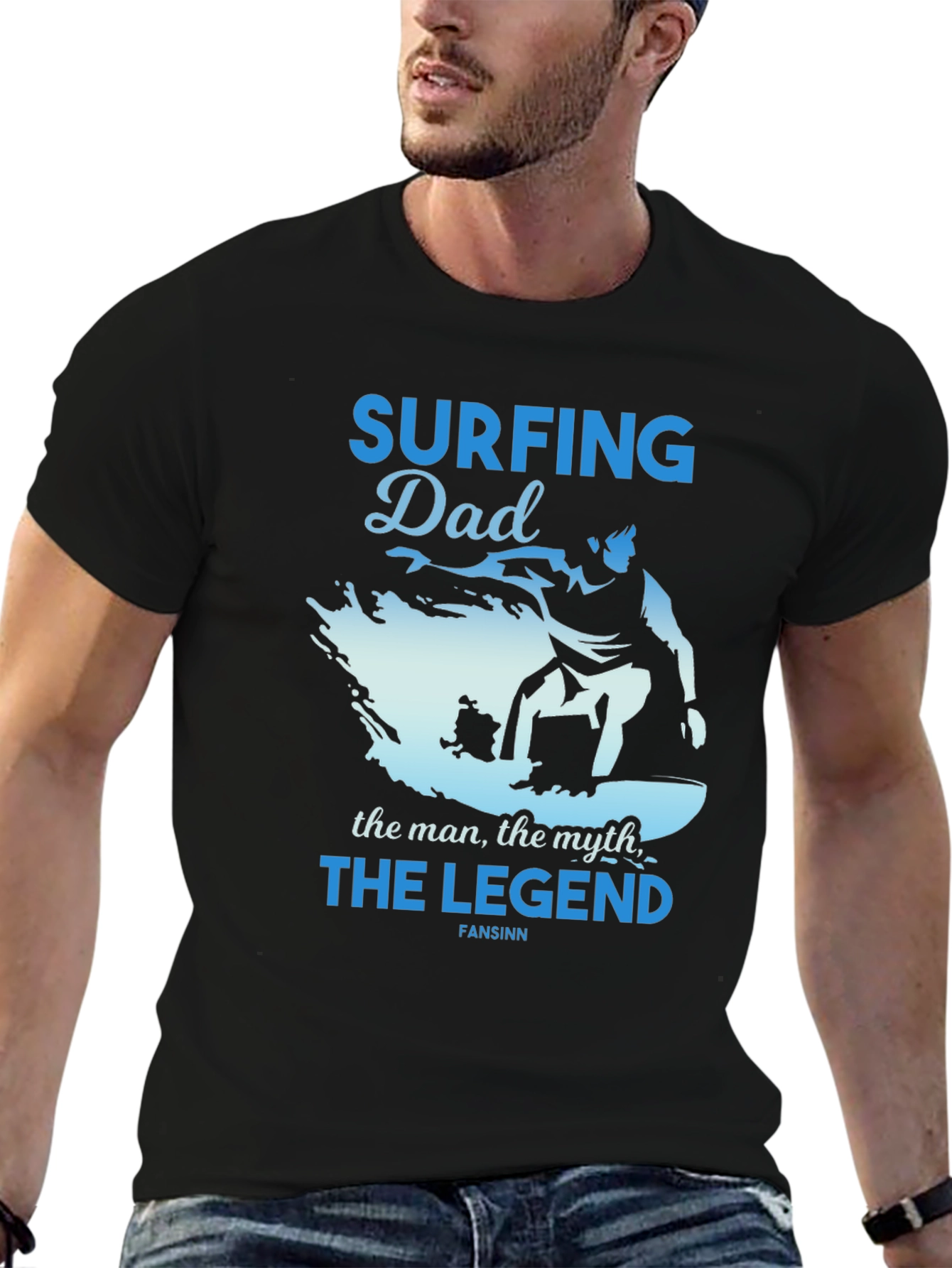 Surfing Dad T-Shirt - The Legend