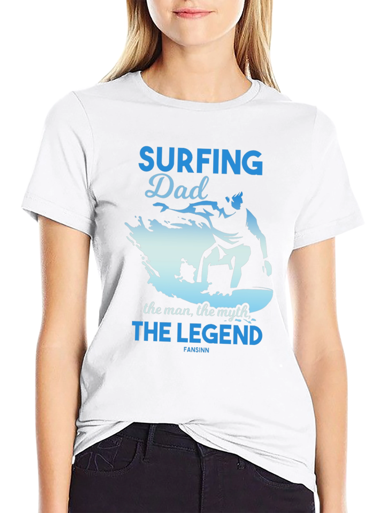 Surfing Dad T-Shirt - The Legend