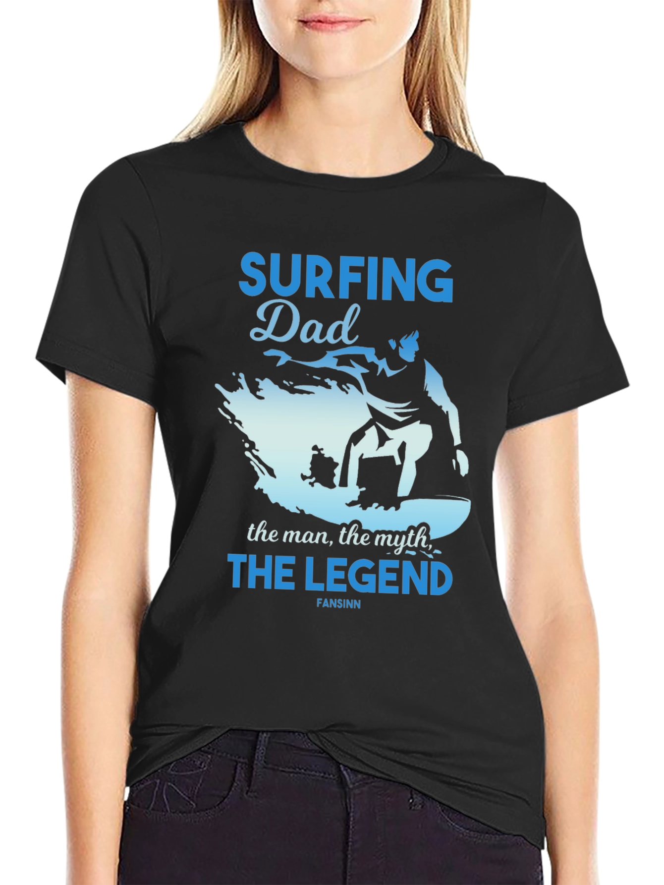 Surfing Dad T-Shirt - The Legend