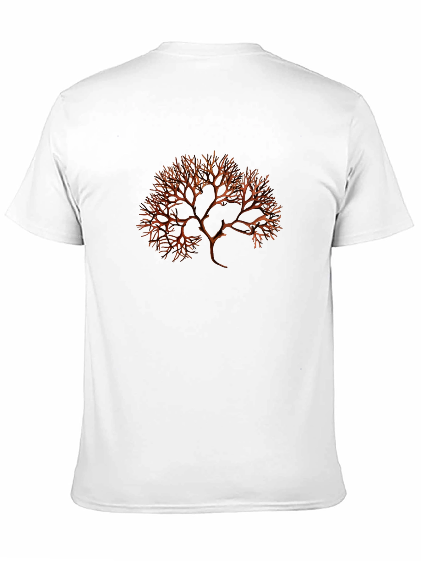 Abstract Tree Graphic Mens Black Tee