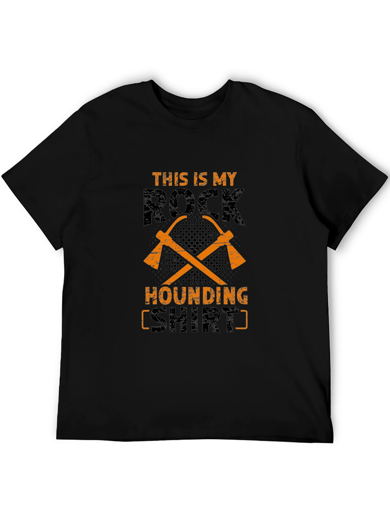 Rock Hounding T-Shirt - Miners Pickaxe Design