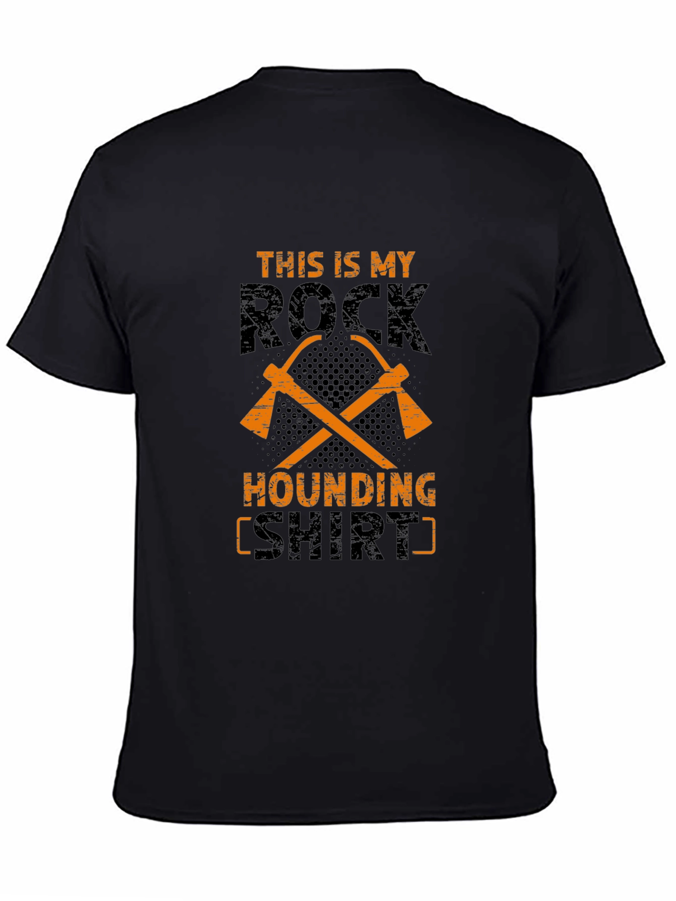 Rock Hounding T-Shirt - Miners Pickaxe Design