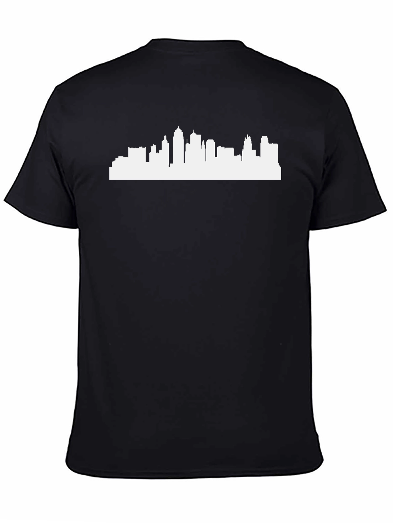 Cityscape Graphic Tee - Urban Style Black T-Shirt