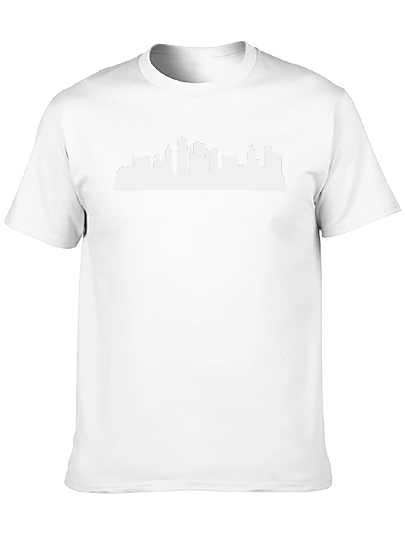 Cityscape Graphic Tee - Urban Style Black T-Shirt