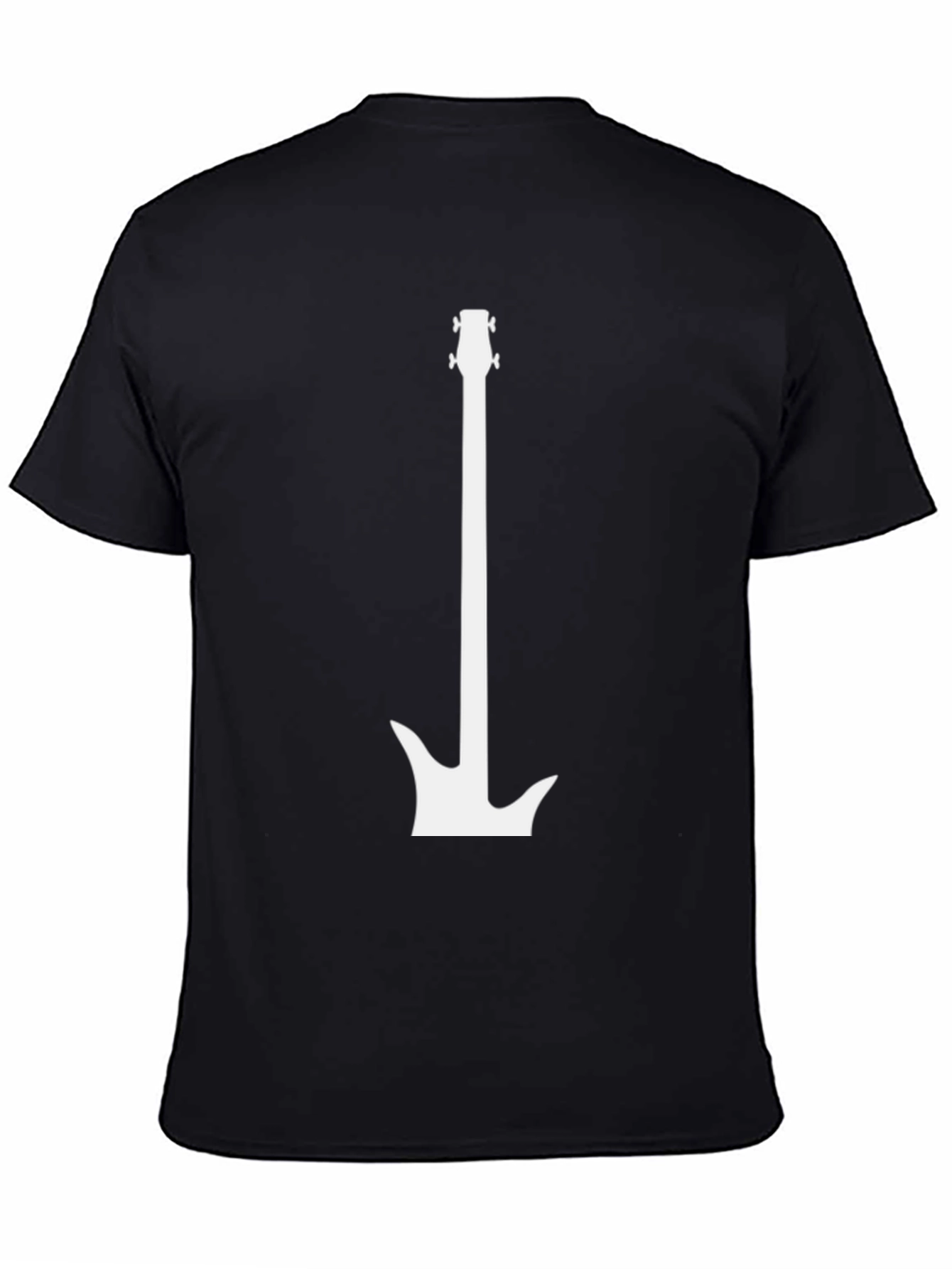 Guitar Silhouette Black T-Shirt