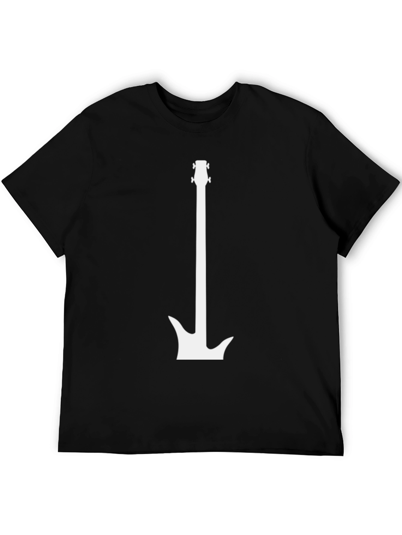 Guitar Silhouette Black T-Shirt