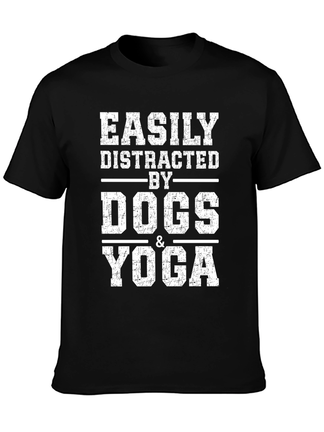 Easily Distracted By Dogs & Yoga T-Shirt