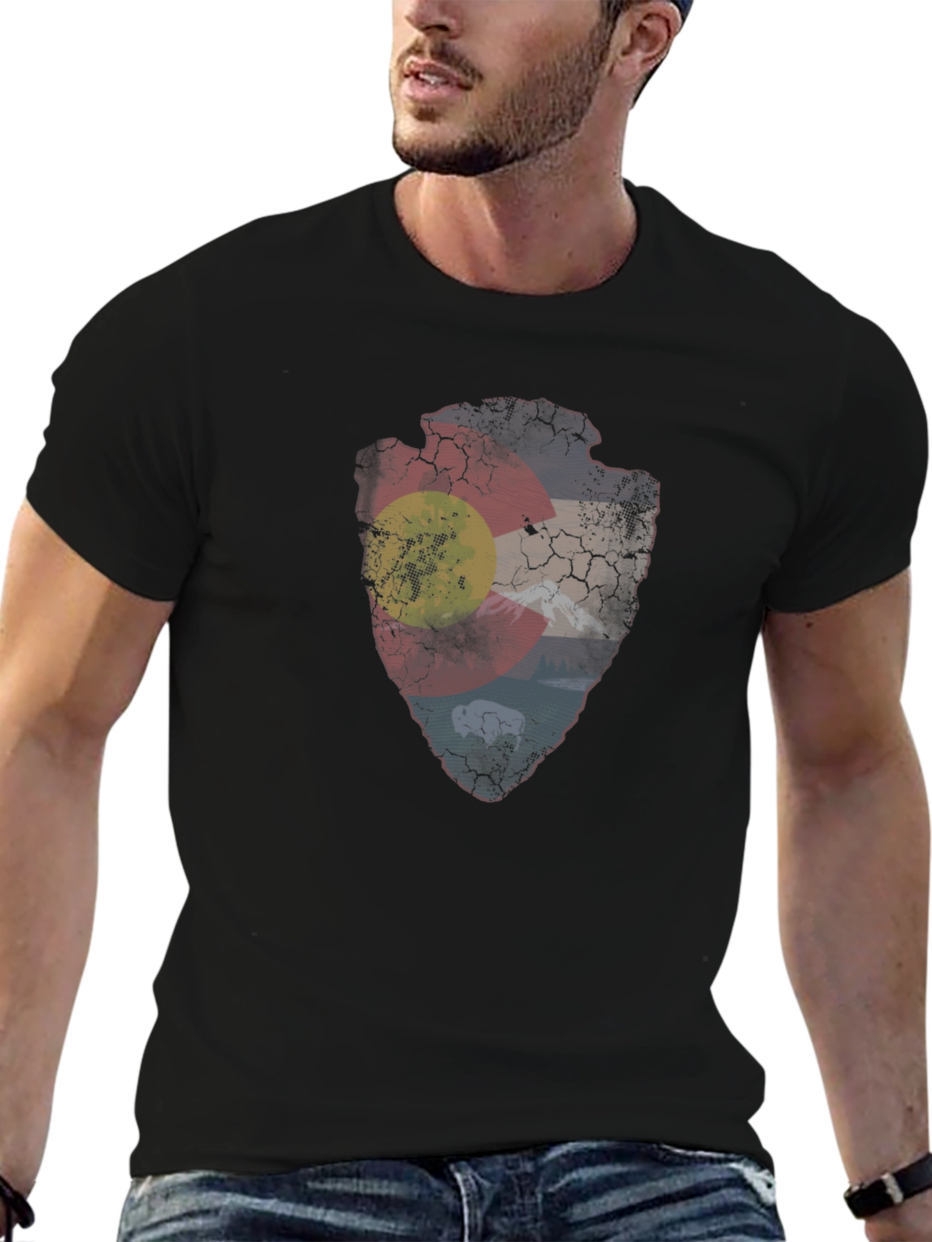 Colorado Flag Arrowhead T-Shirt