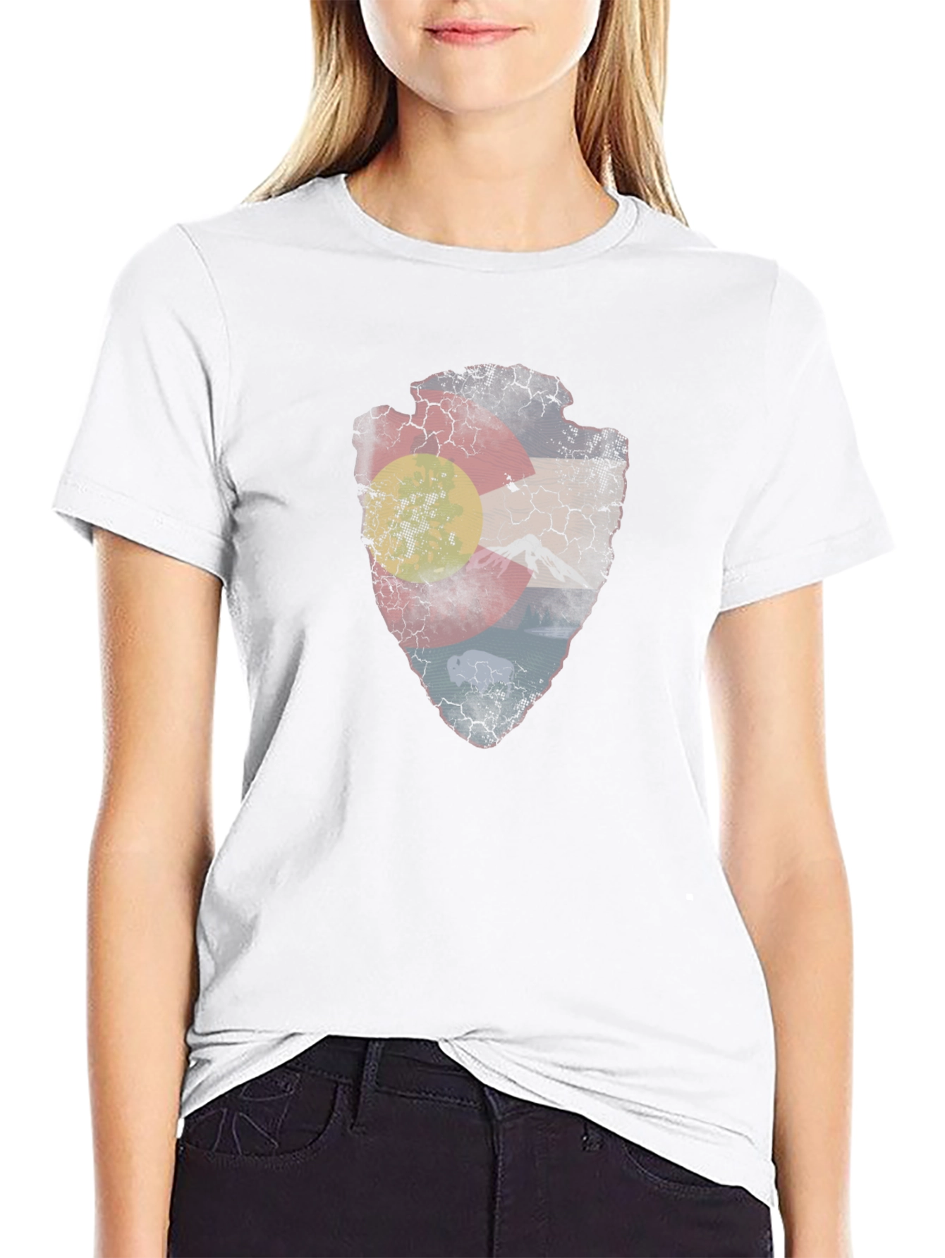 Colorado Flag Arrowhead T-Shirt