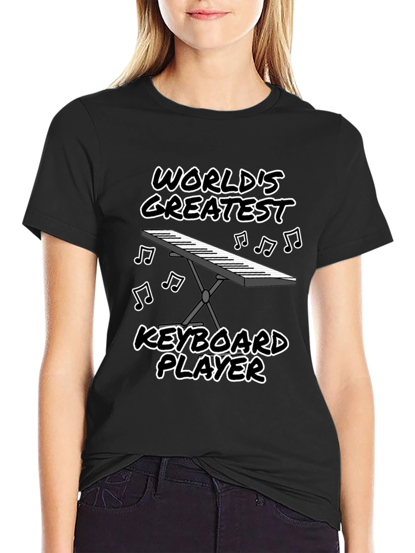 Worlds Greatest Keyboard Player Graphic Tee