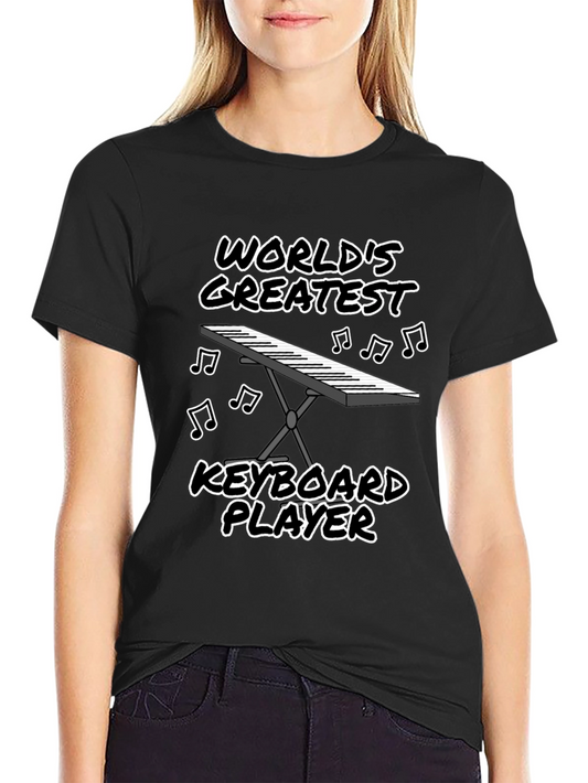 Worlds Greatest Keyboard Player Graphic Tee