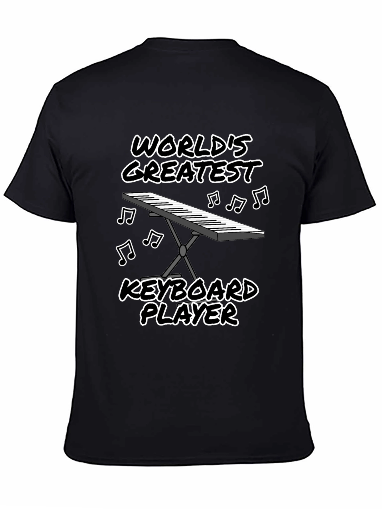 Worlds Greatest Keyboard Player Graphic Tee