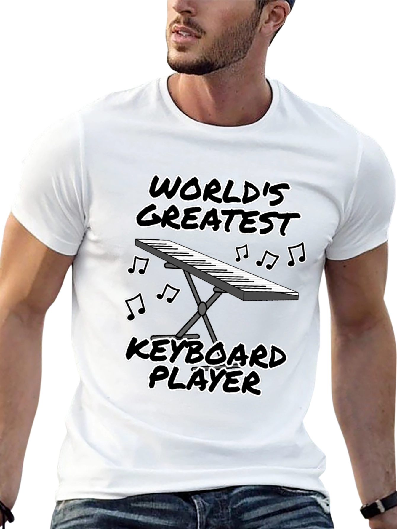 Worlds Greatest Keyboard Player Graphic Tee