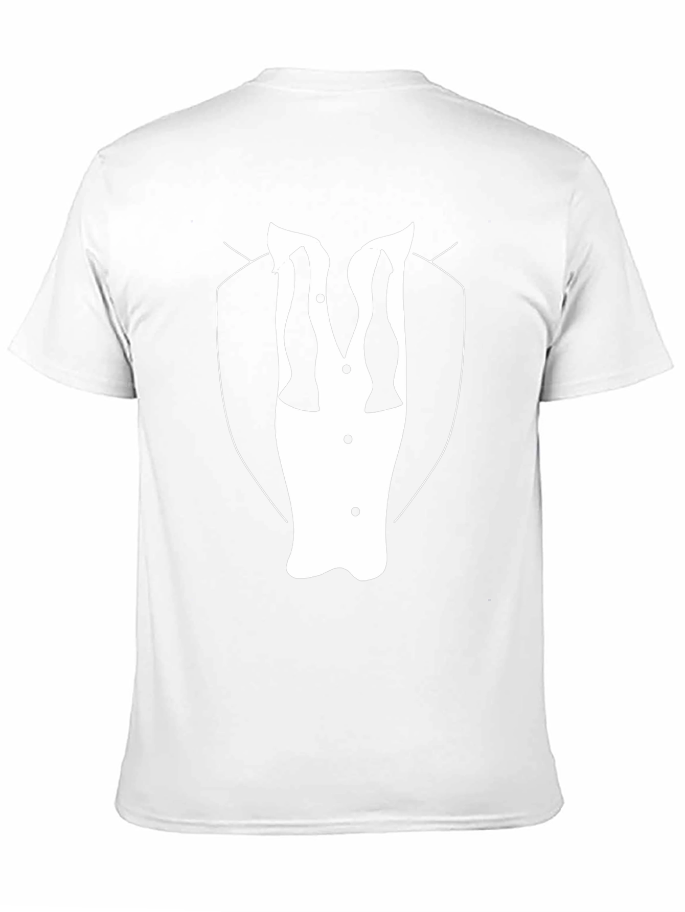 Tuxedo T-Shirt - Stylish Black Tee