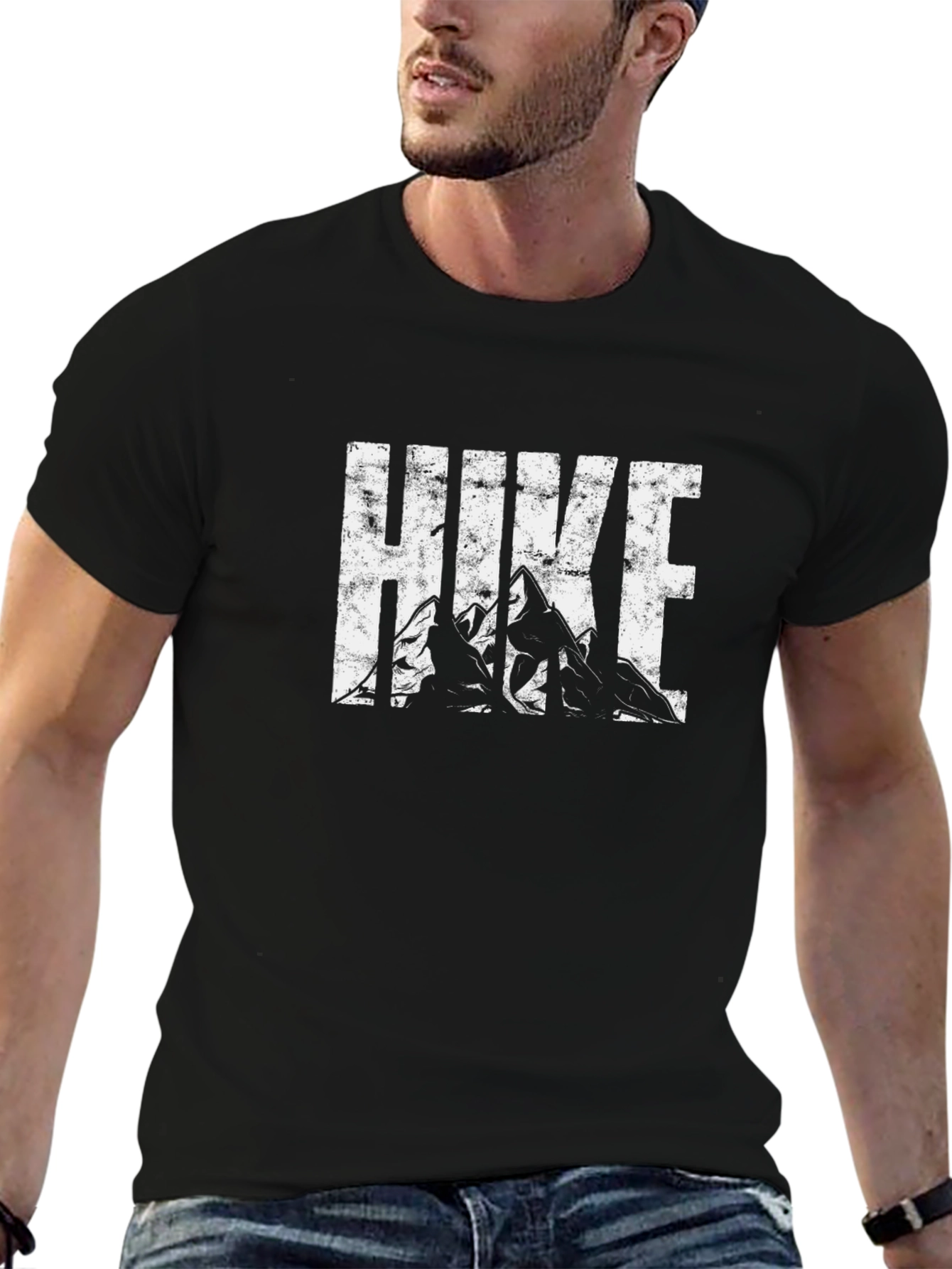 Hike Mountain Graphic Black Tee