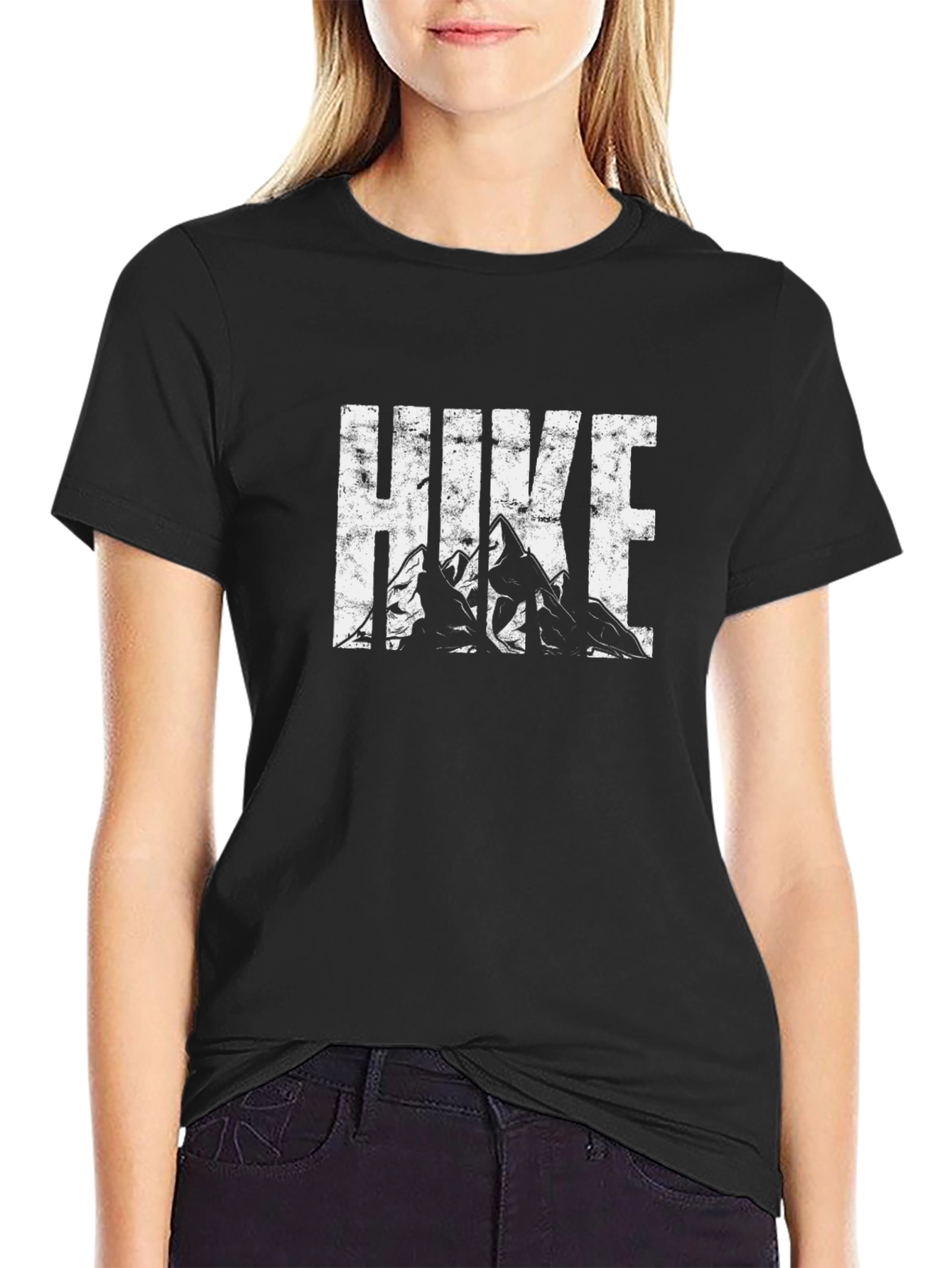 Hike Mountain Graphic Black Tee