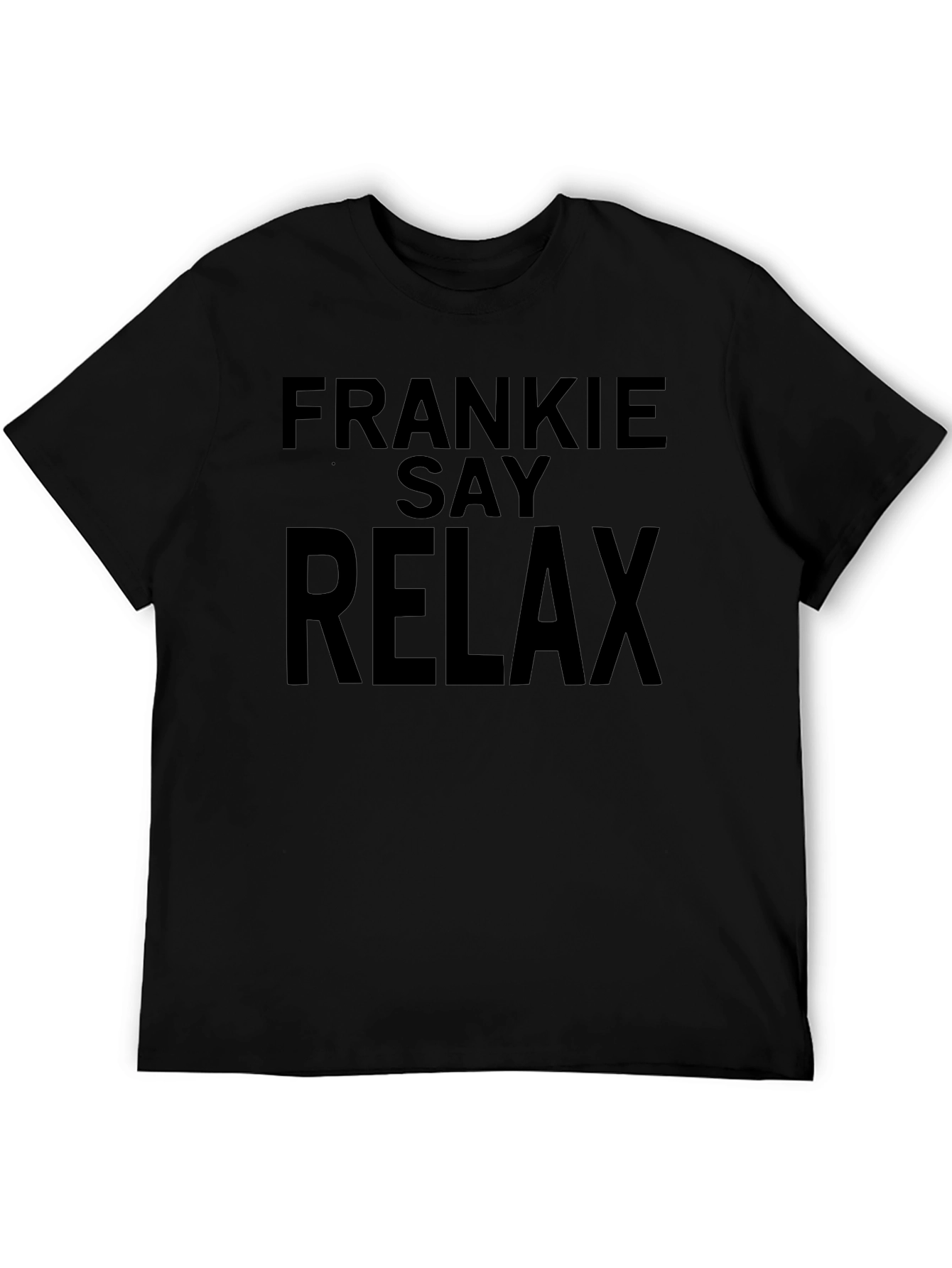 Frankie Say Relax Black T-Shirt