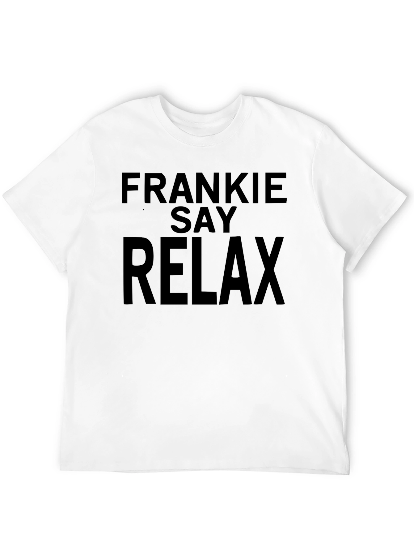 Frankie Say Relax Black T-Shirt