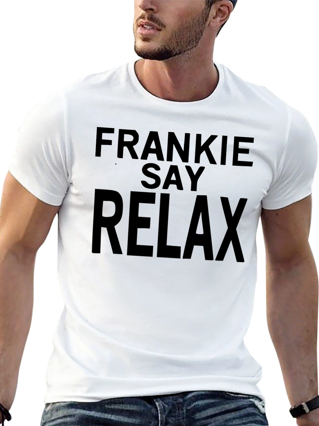 Frankie Say Relax Black T-Shirt
