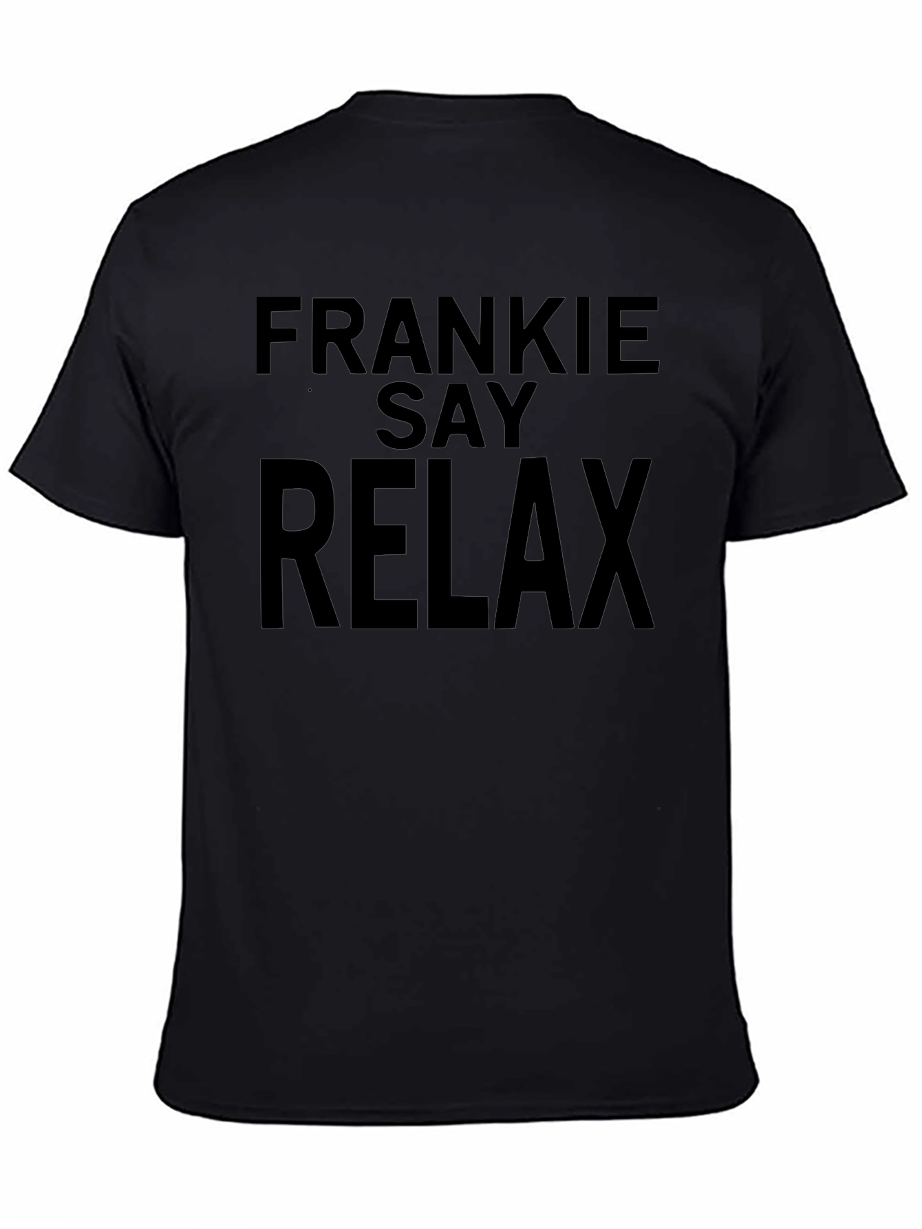 Frankie Say Relax Black T-Shirt