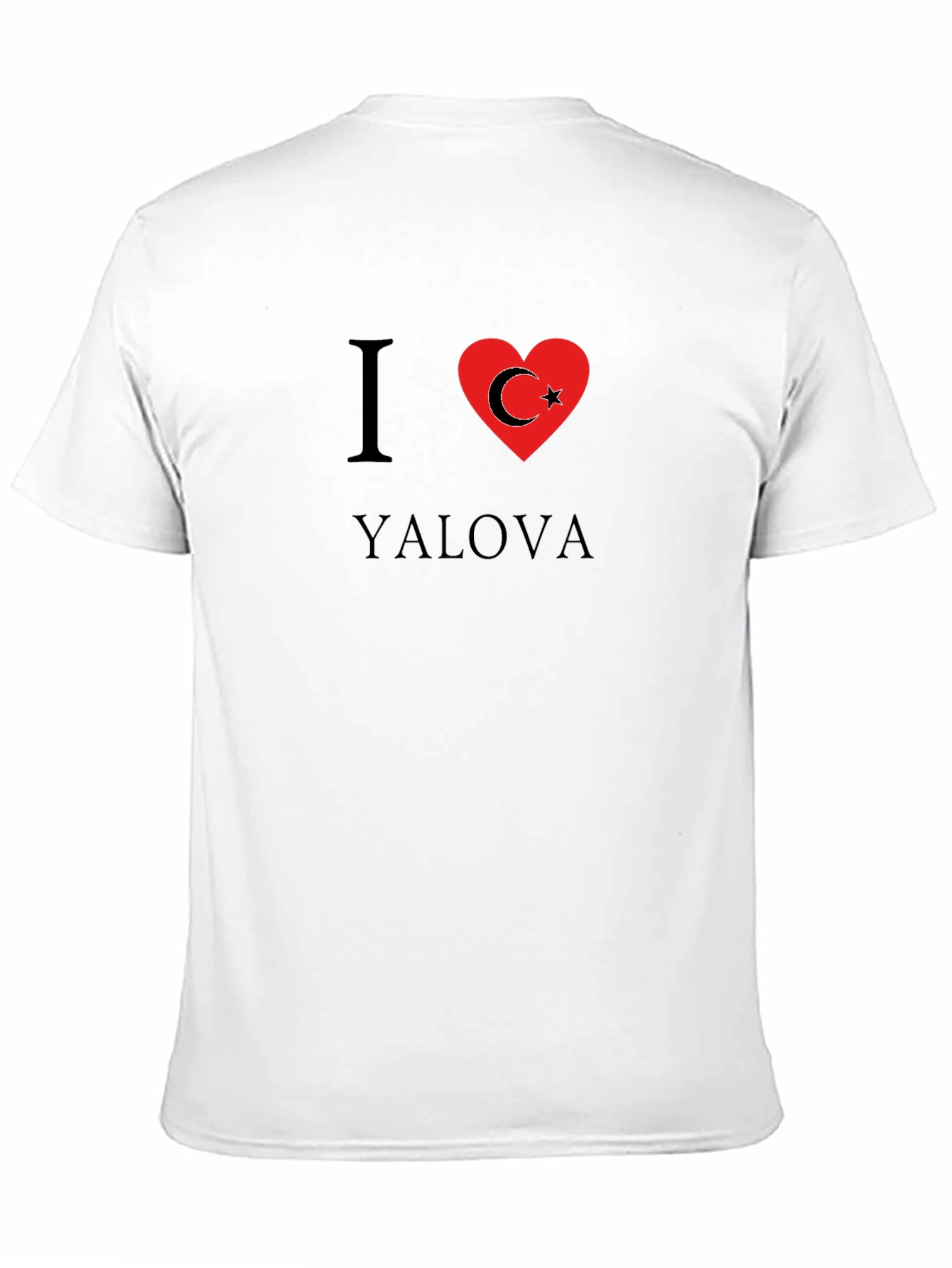 I Love Yalova T-Shirt - Black Turkish Pride Tee