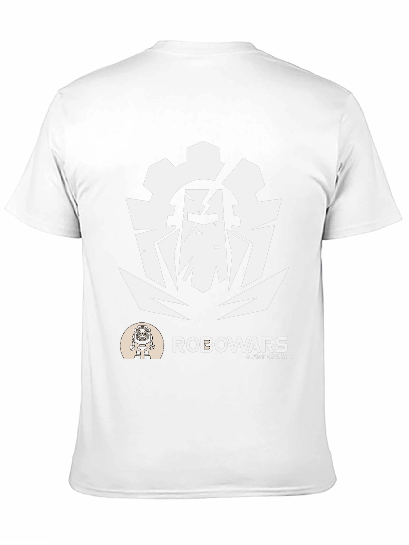 Robowars Australia Black T-Shirt - Robot Combat Design