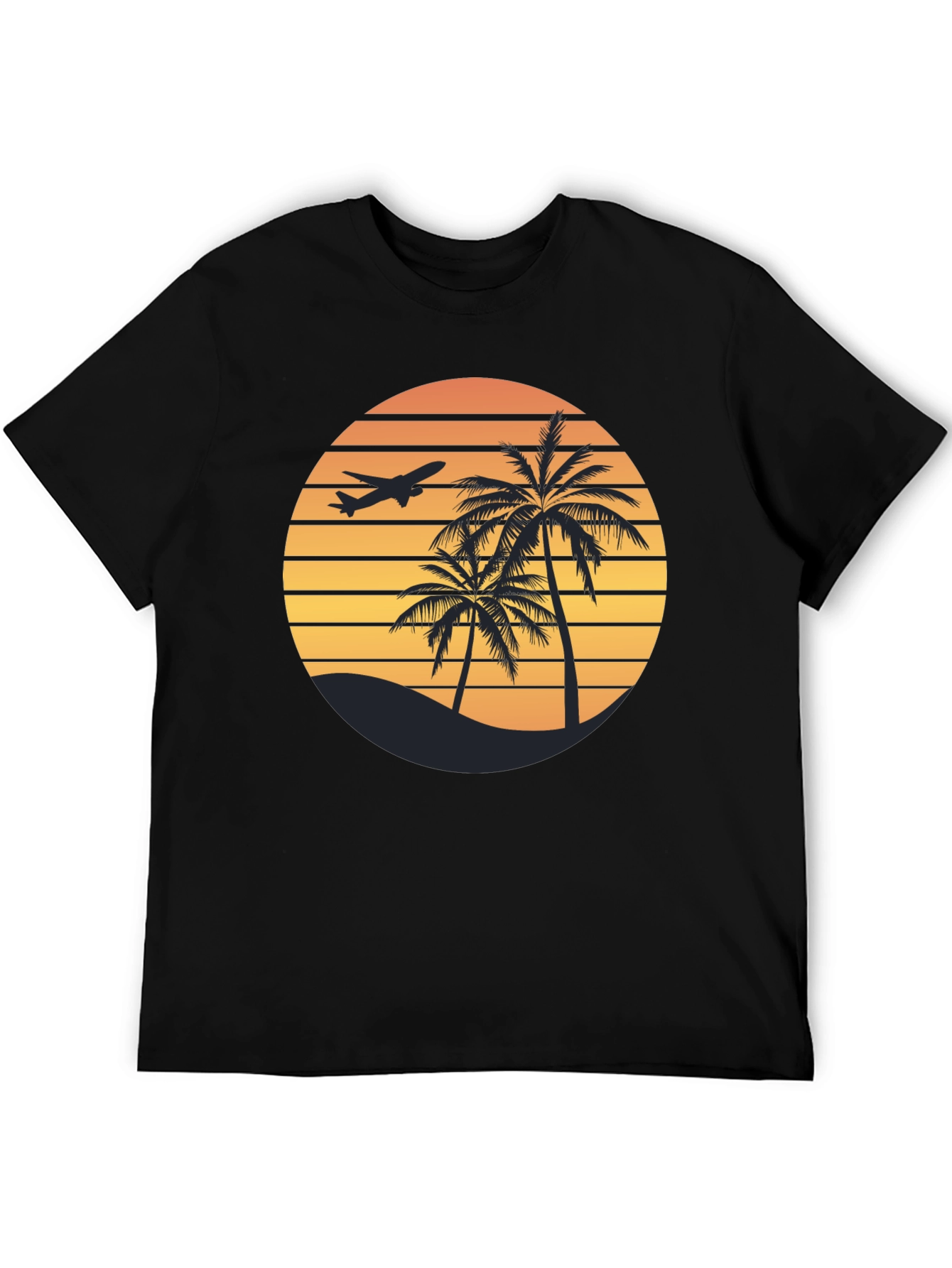 Tropical Sunset Graphic Tee - Island Vibes