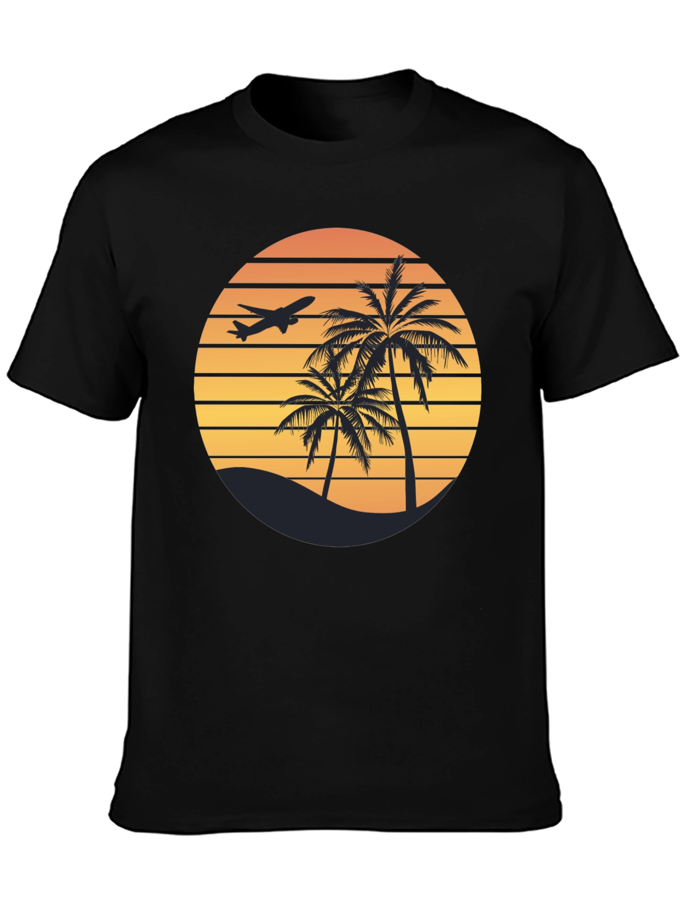 Tropical Sunset Graphic Tee - Island Vibes