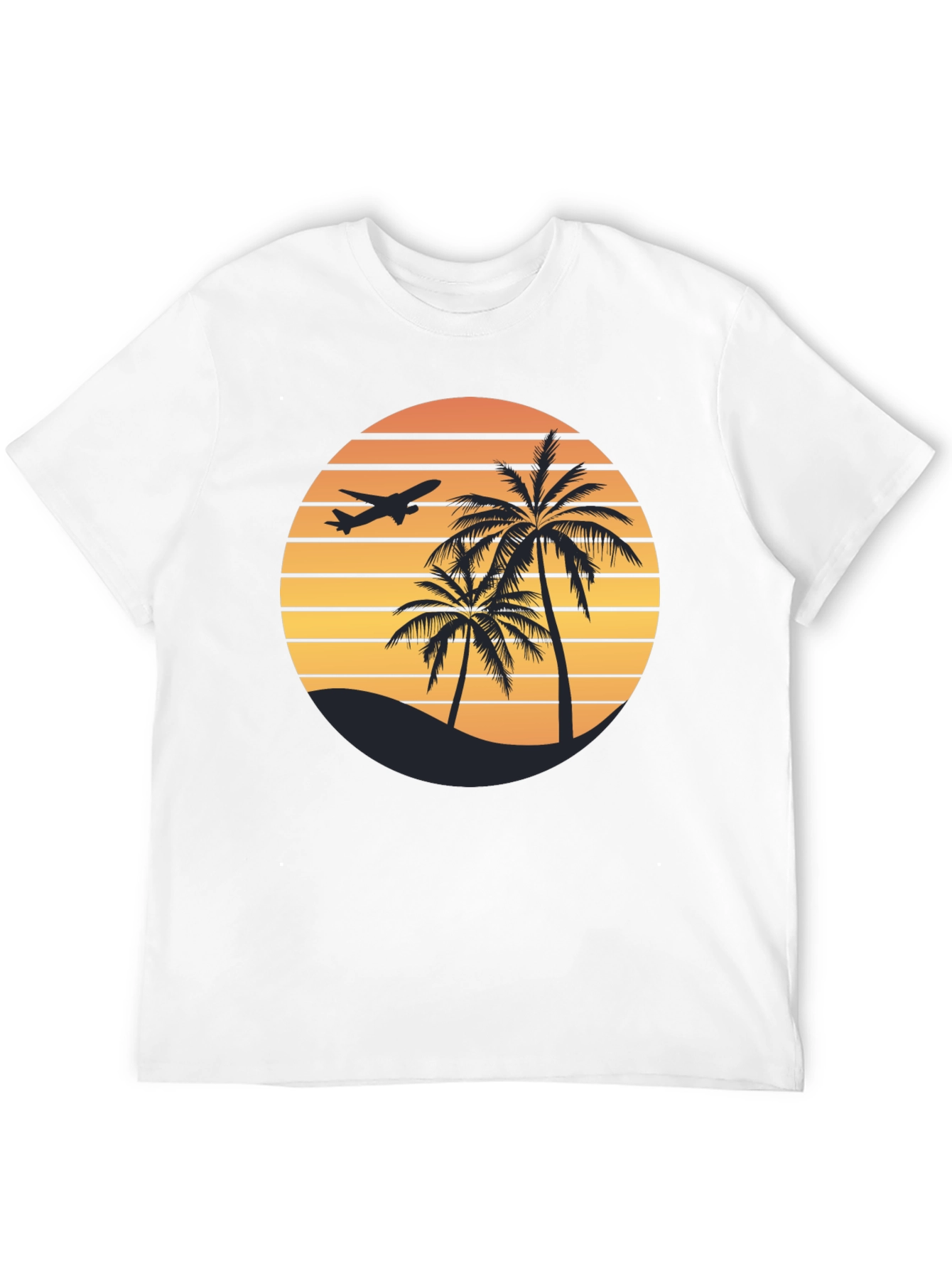 Tropical Sunset Graphic Tee - Island Vibes