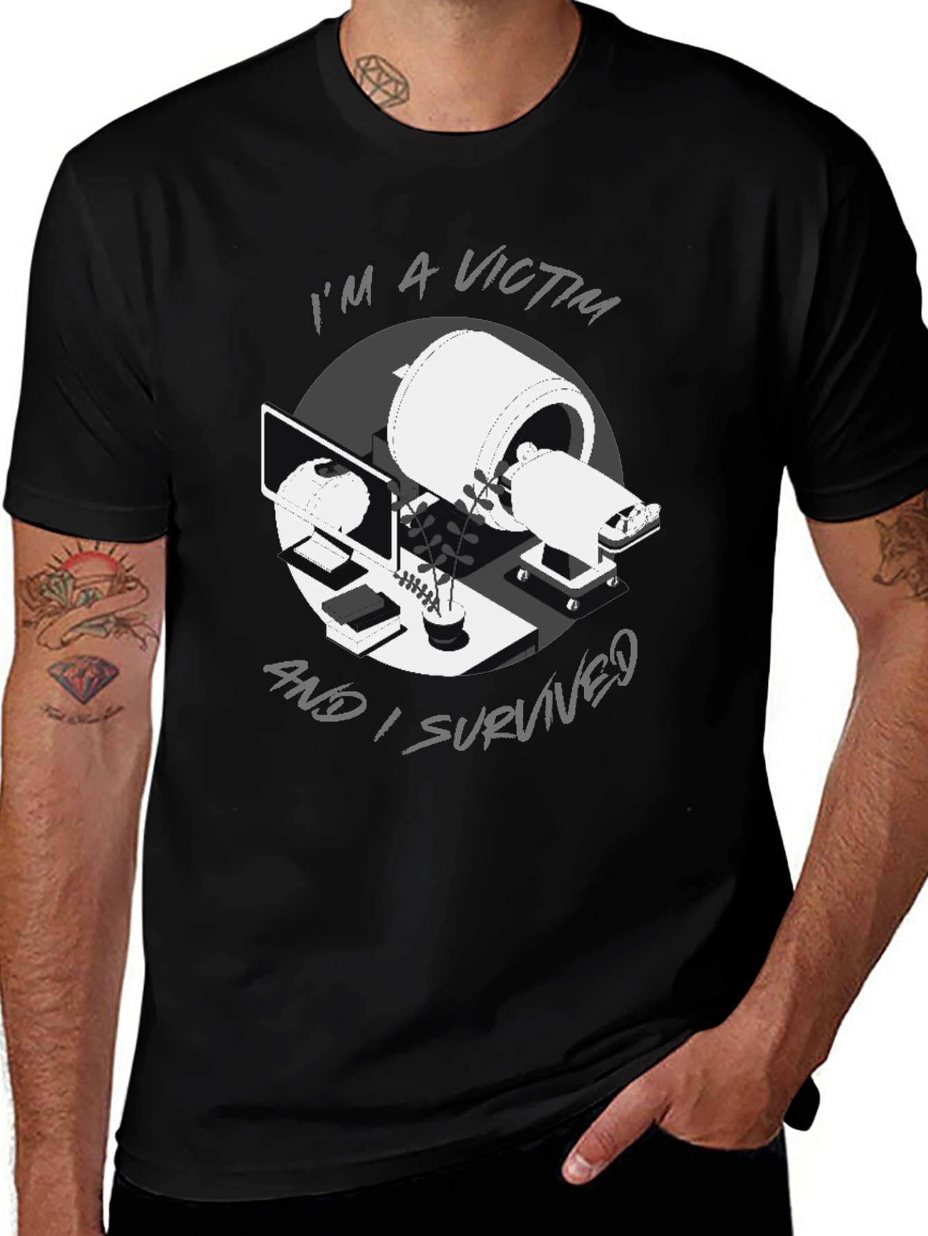 MRI Victim Survivor Graphic T-Shirt