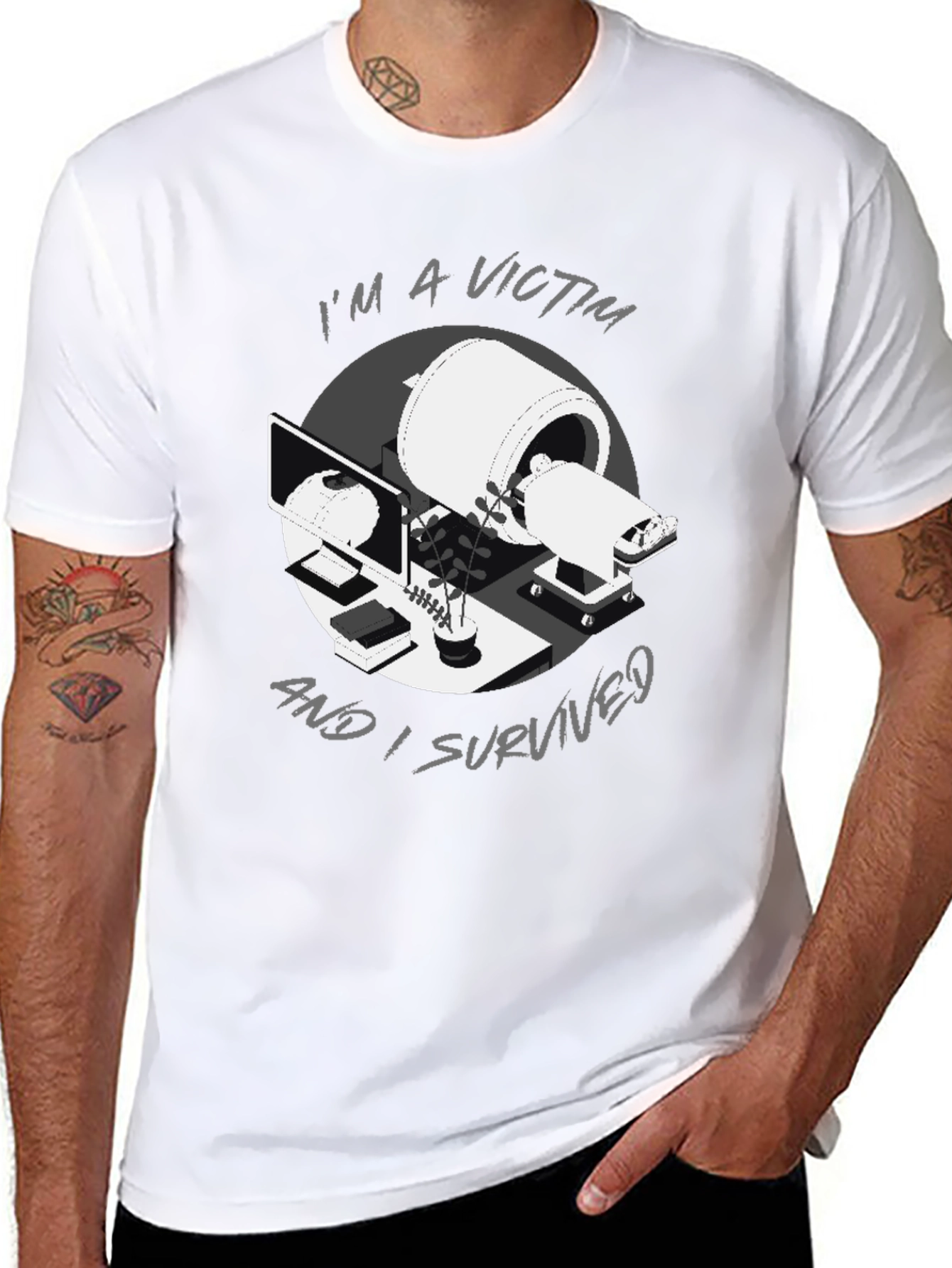 MRI Victim Survivor Graphic T-Shirt