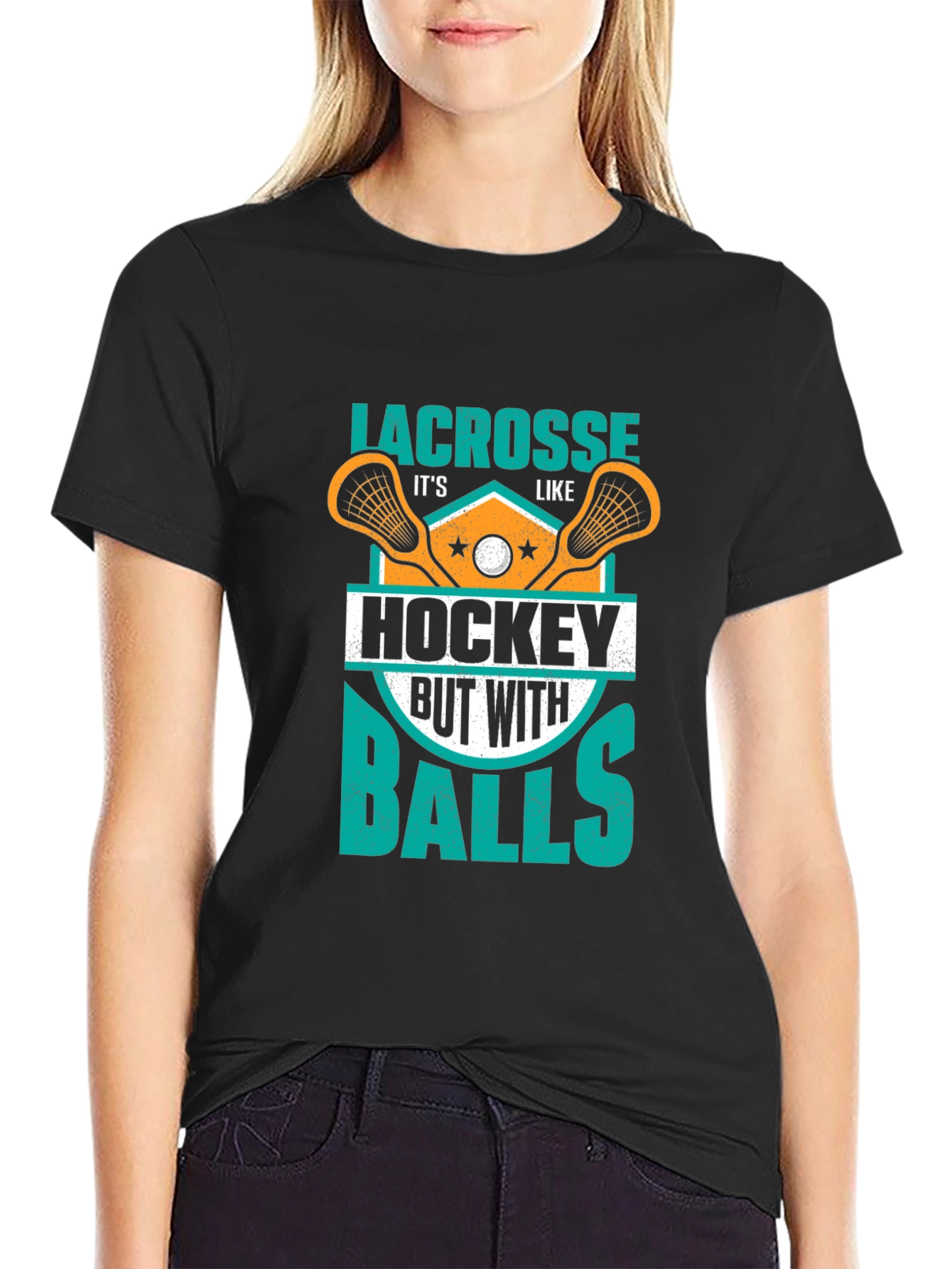 Lacrosse T-Shirt - Its Like Hockey But With Balls