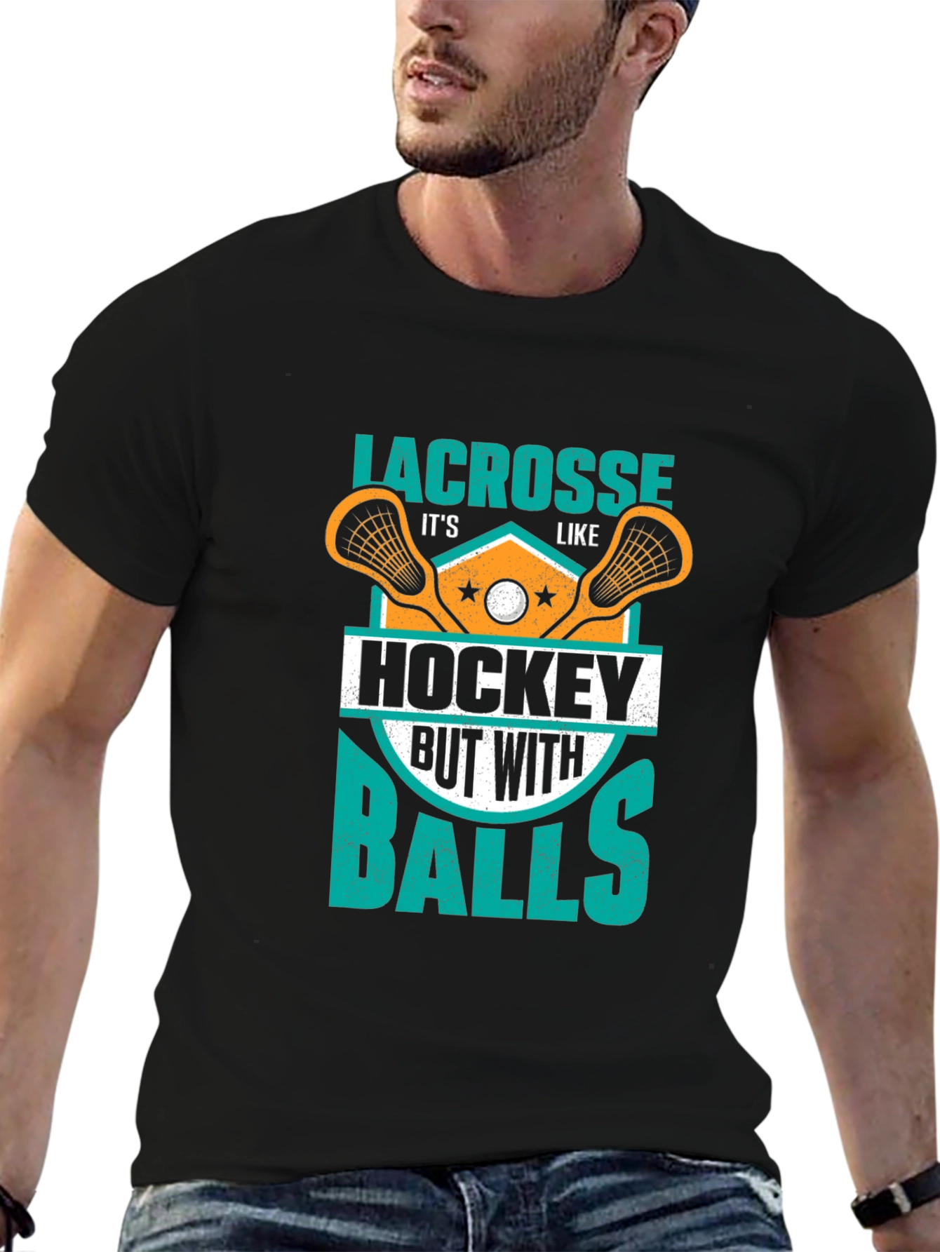 Lacrosse T-Shirt - Its Like Hockey But With Balls