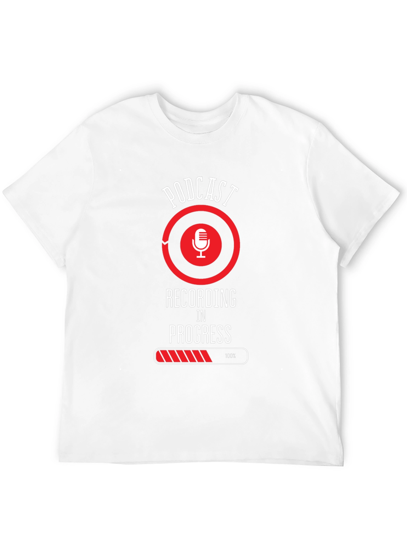 Podcast Recording In Progress T-Shirt