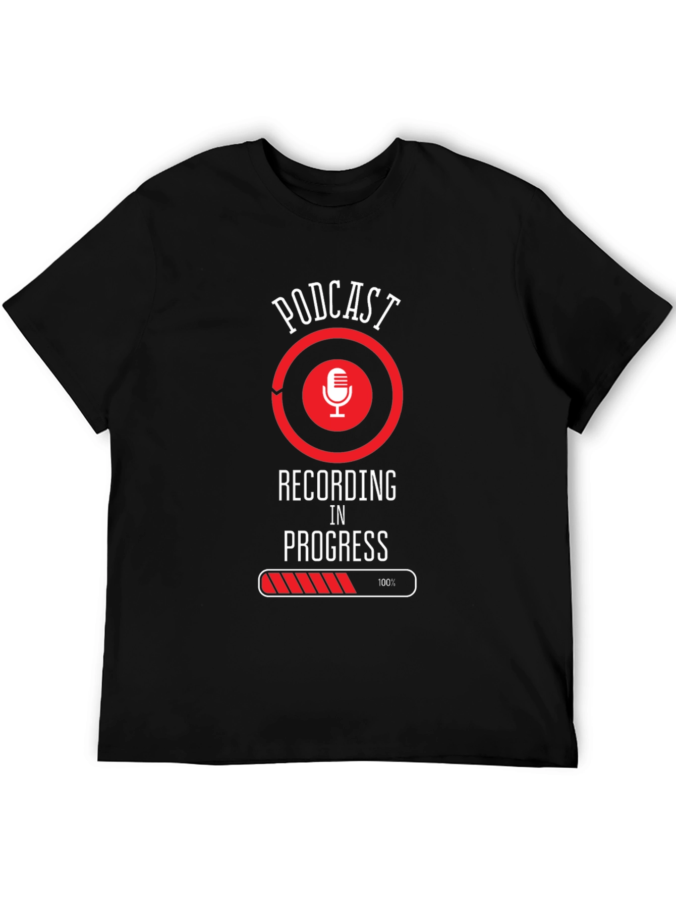 Podcast Recording In Progress T-Shirt