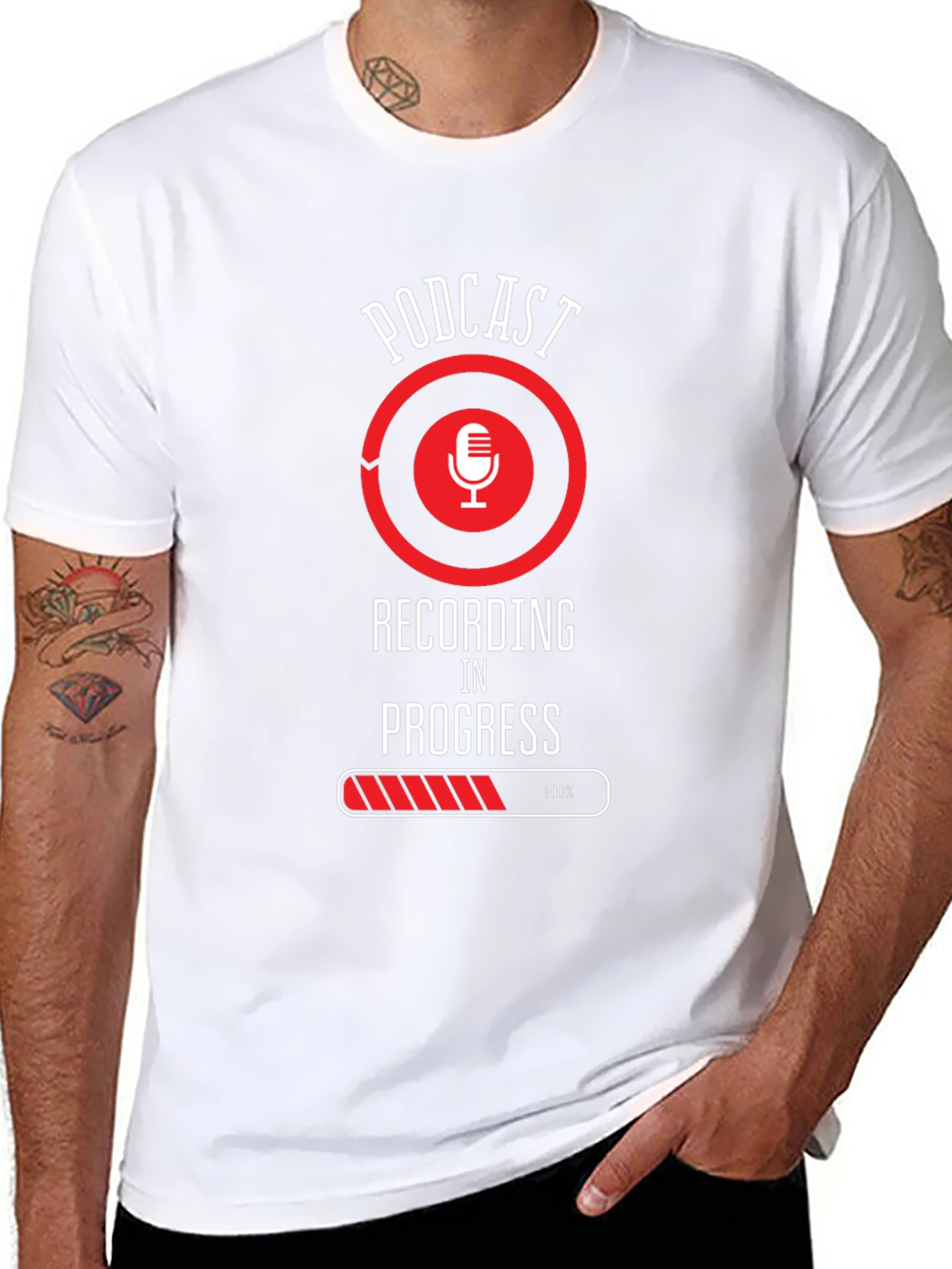 Podcast Recording In Progress T-Shirt