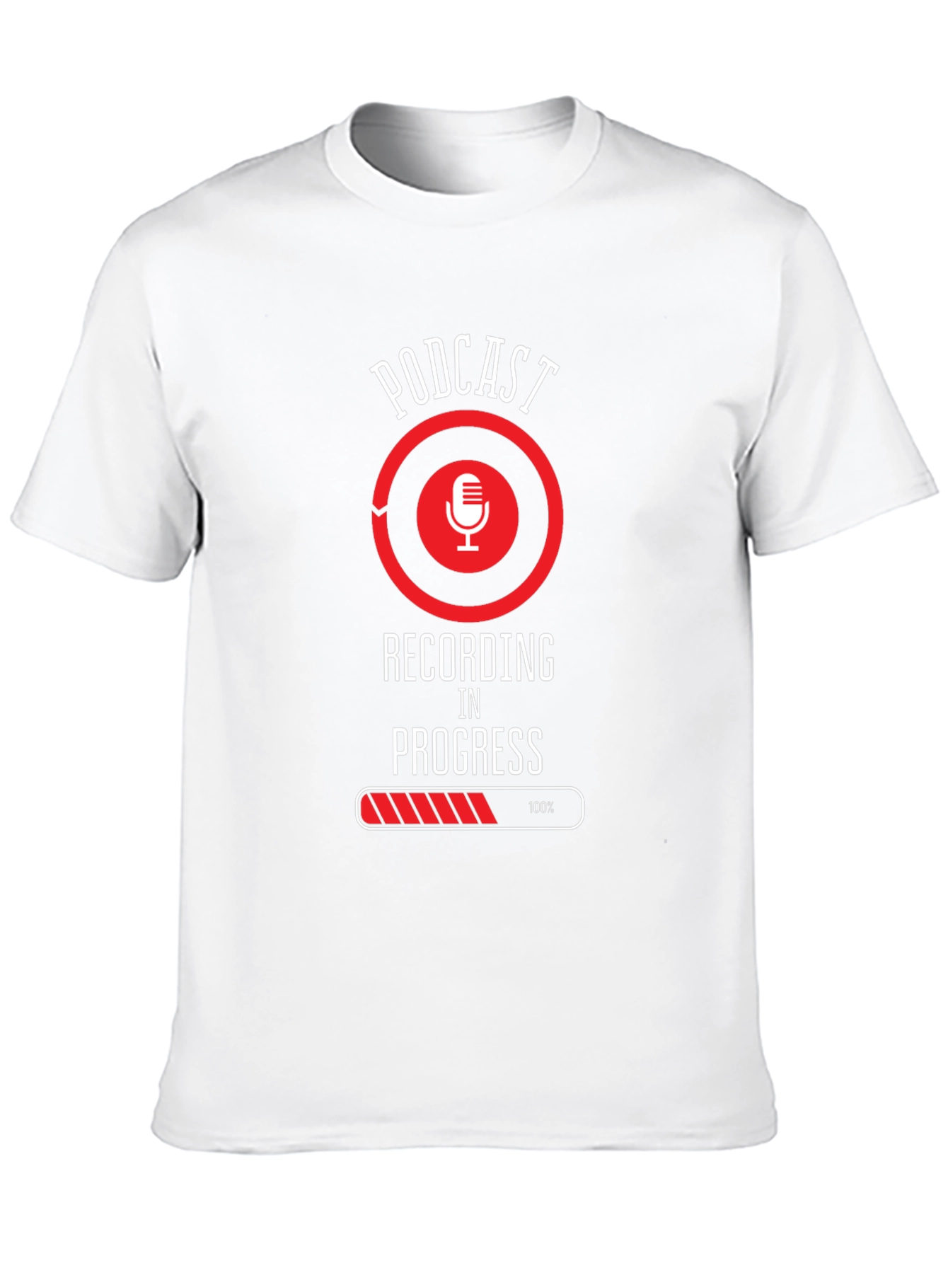 Podcast Recording In Progress T-Shirt