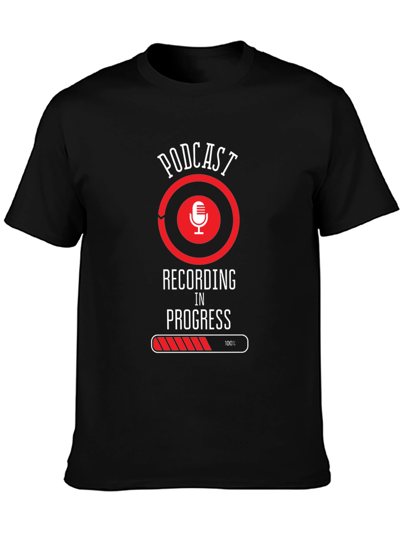 Podcast Recording In Progress T-Shirt